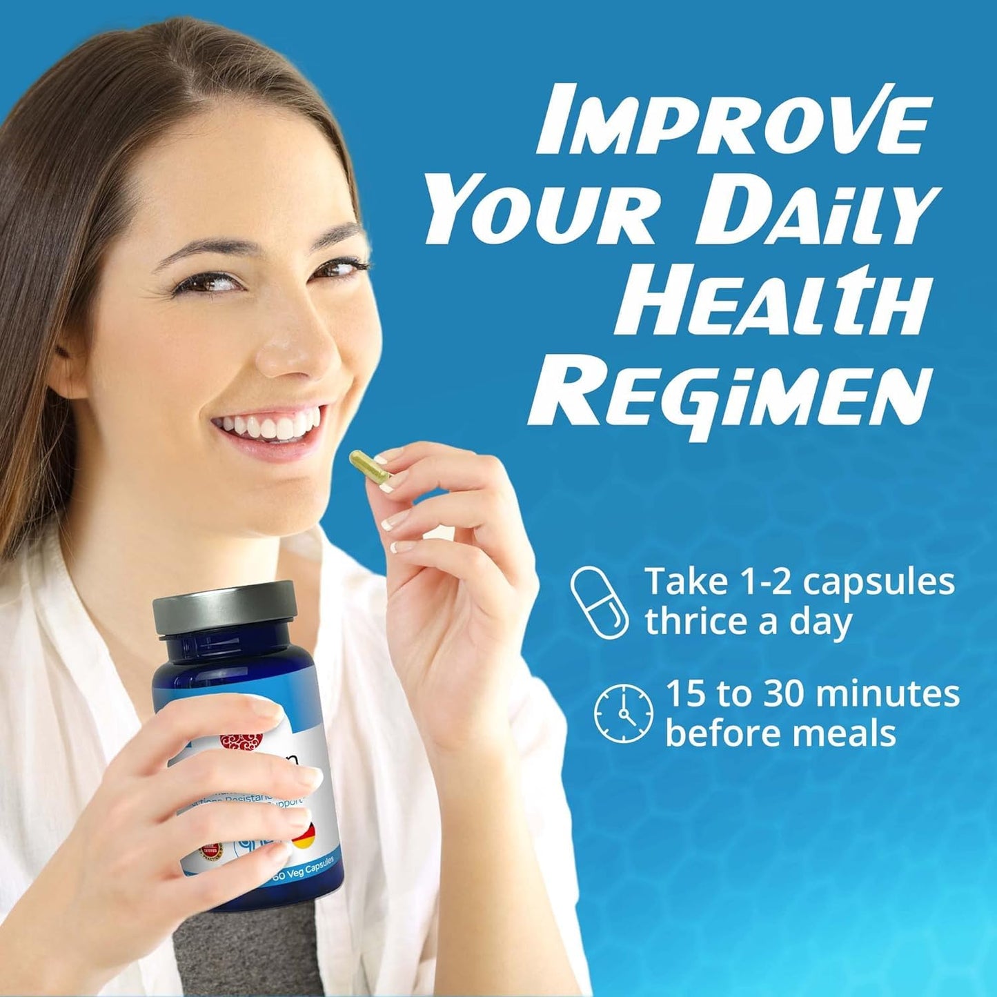 RaDoTech RenoSan Urinary Tract Health Supplements Capsules, 180 Count