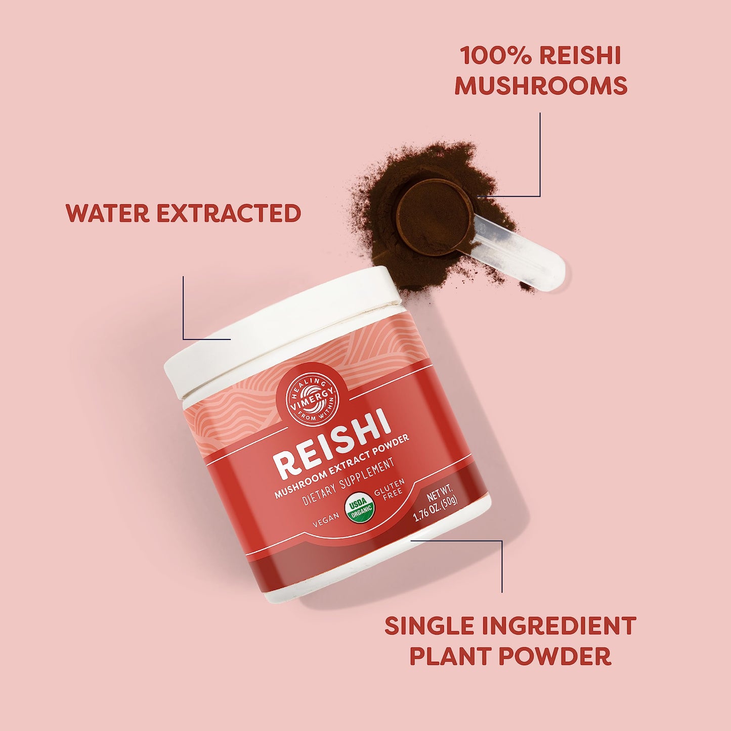 Vimergy Reishi Powder 1.76 oz