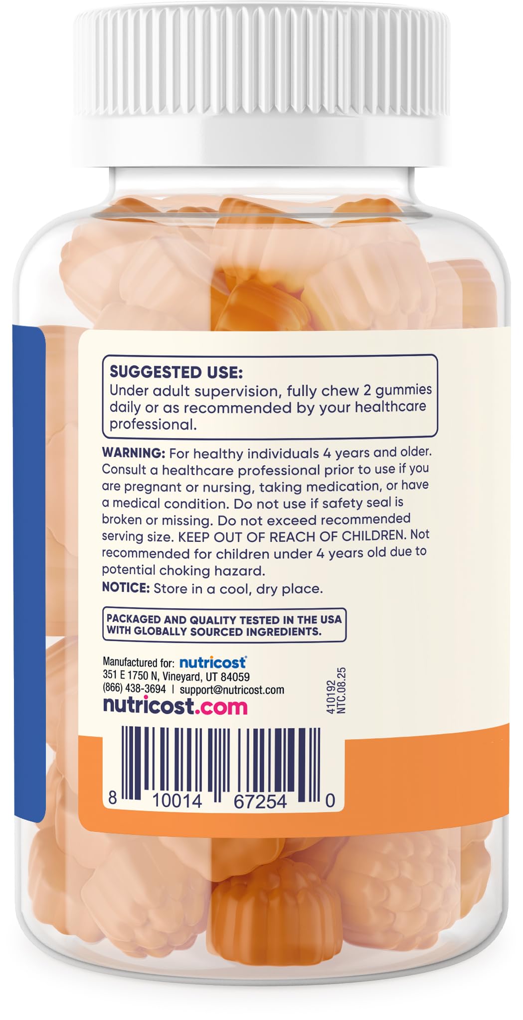 Nutricost Kids Vitamin C Gummies Gummy 120 Gummies