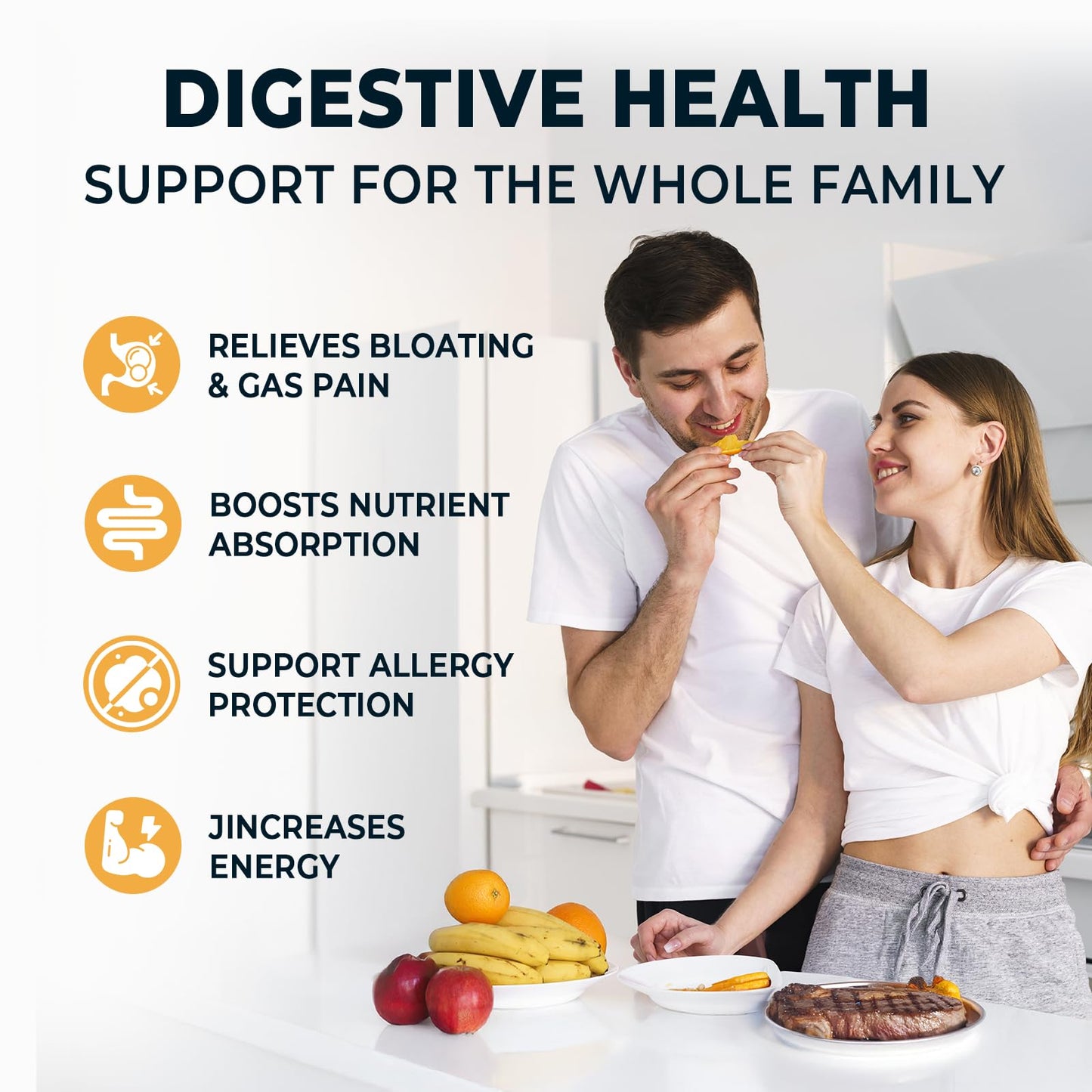 Divinity Nutra 4-in-1 Prebiotic Probiotic & Postbiotic for Women & Men Digestive Support Capsules 60 Count