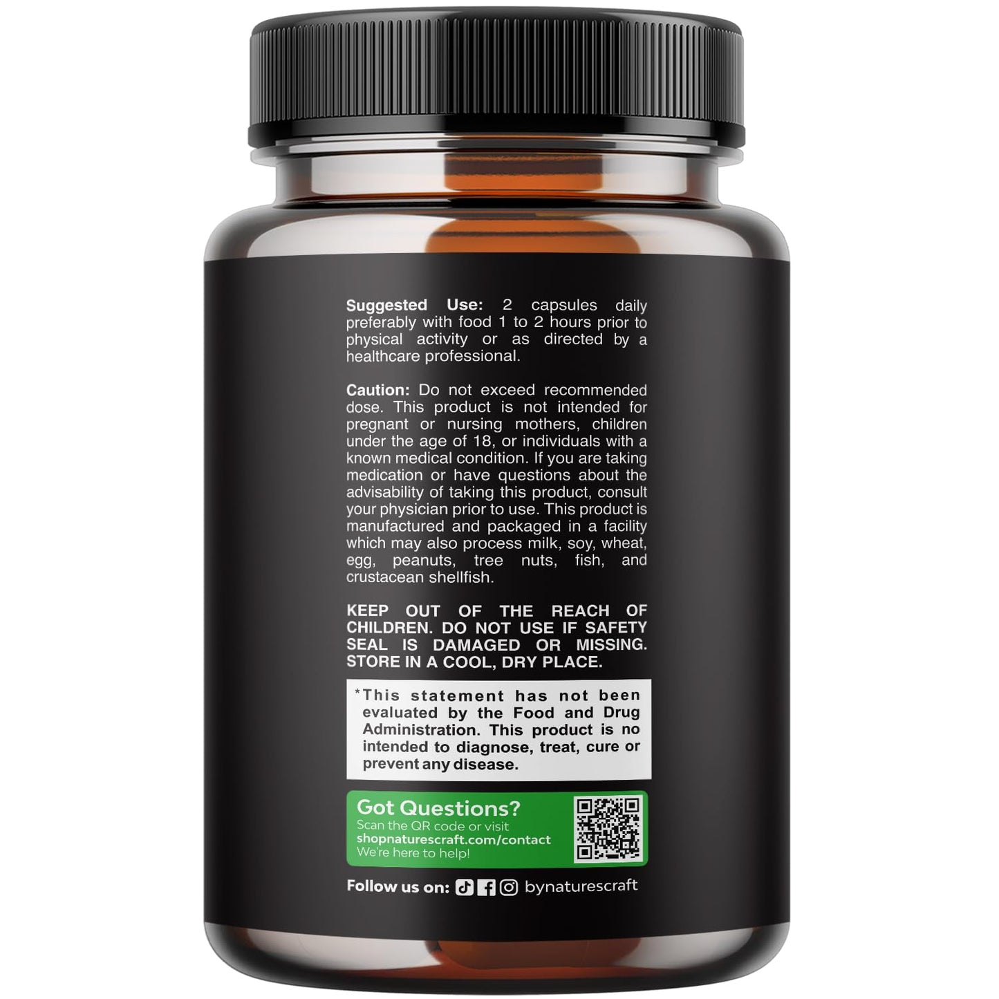 Natures Craft Horny Goat Weed Capsule 90 Count