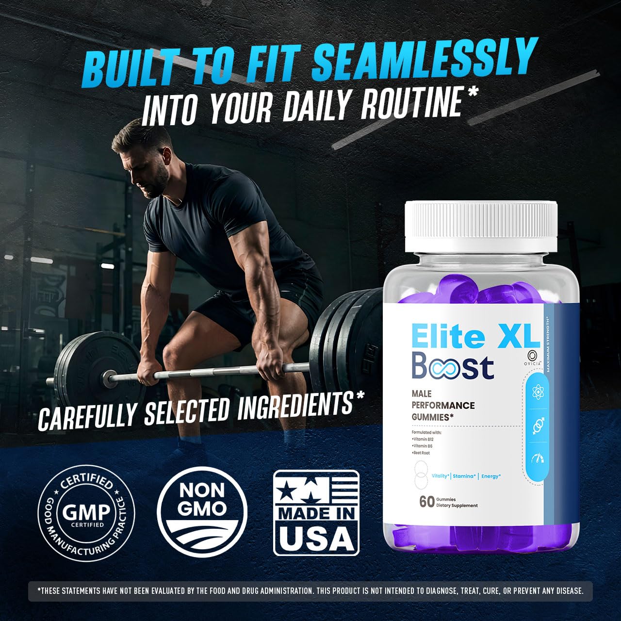 OVICIA Elite XL Boost Gummies, 300 Gummies