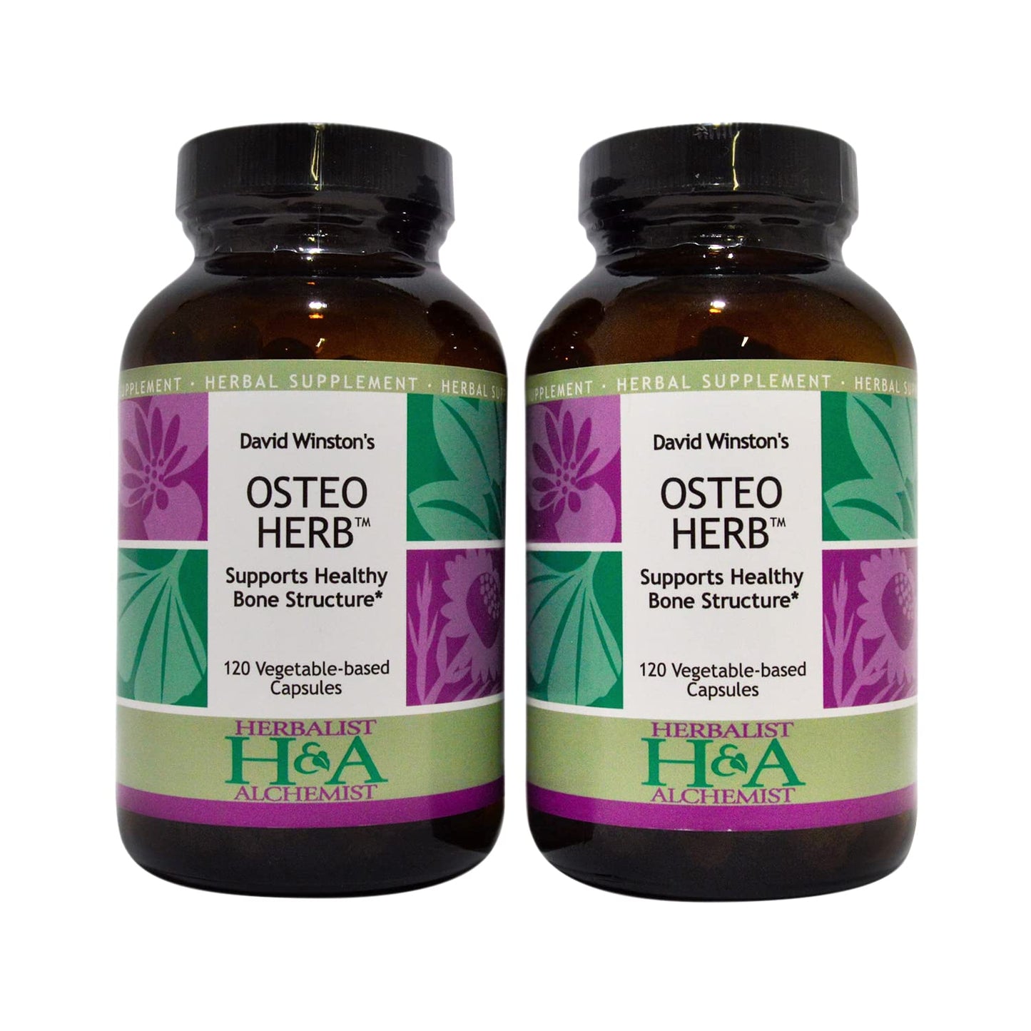 Herbalist & Alchemist David Winston's Osteo Herb Capsules, 240 Capsules