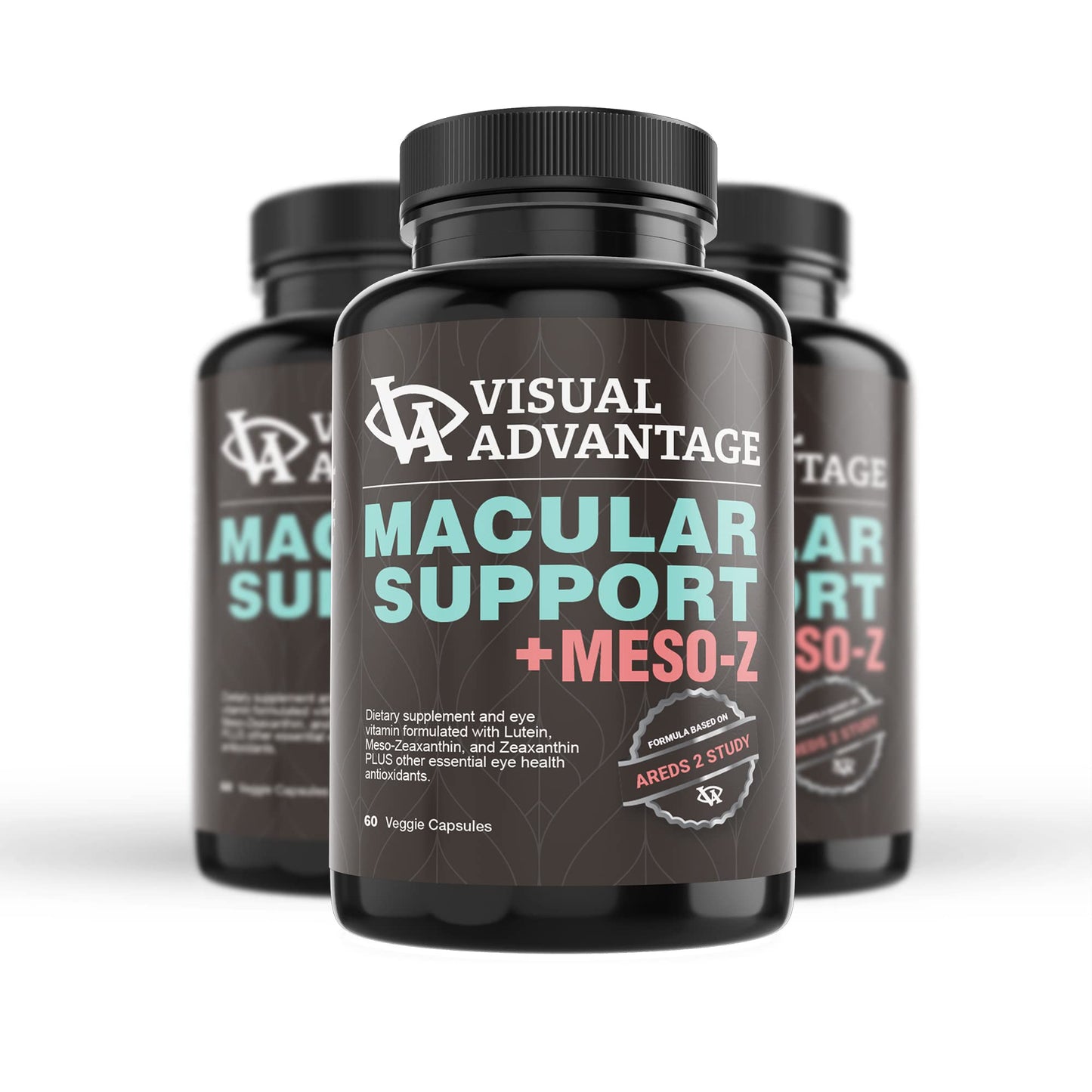 Visual Advantage Macular Support + Meso-Z Blue Light Eye Vitamin with Triple Antioxidants for Advanced Protection Against Digital Screens Capsule, 60 Count
