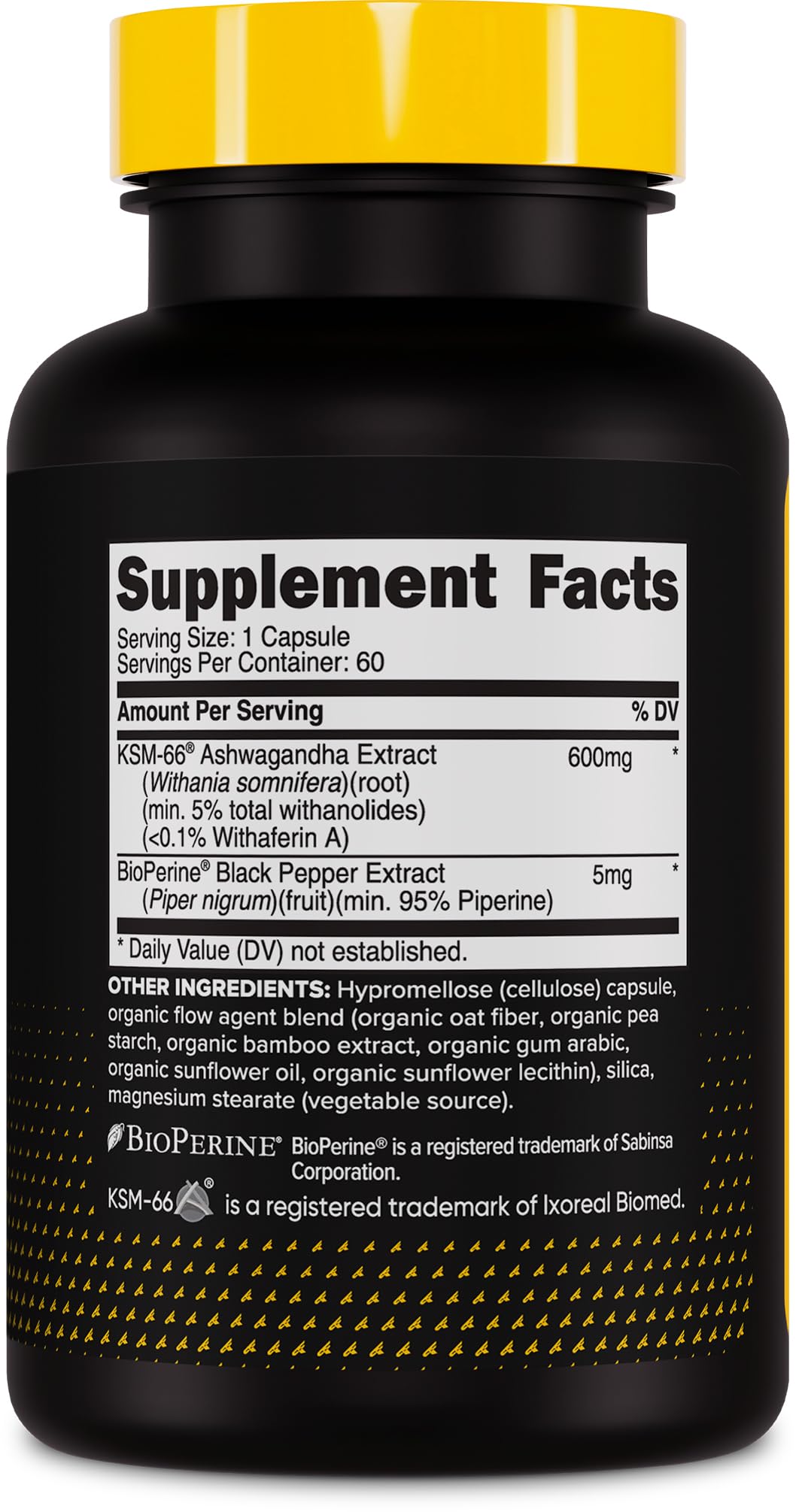 Primaforce KSM-66 Ashwagandha Root Extract 600mg Capsule, 60 Count
