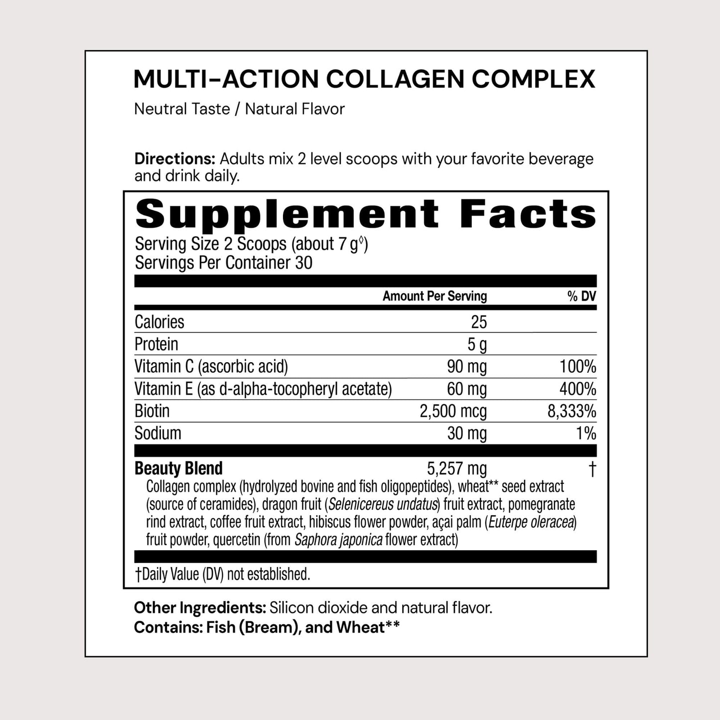 Plexus Multi-Action Collagen Complex Powder 7.2 Ounces