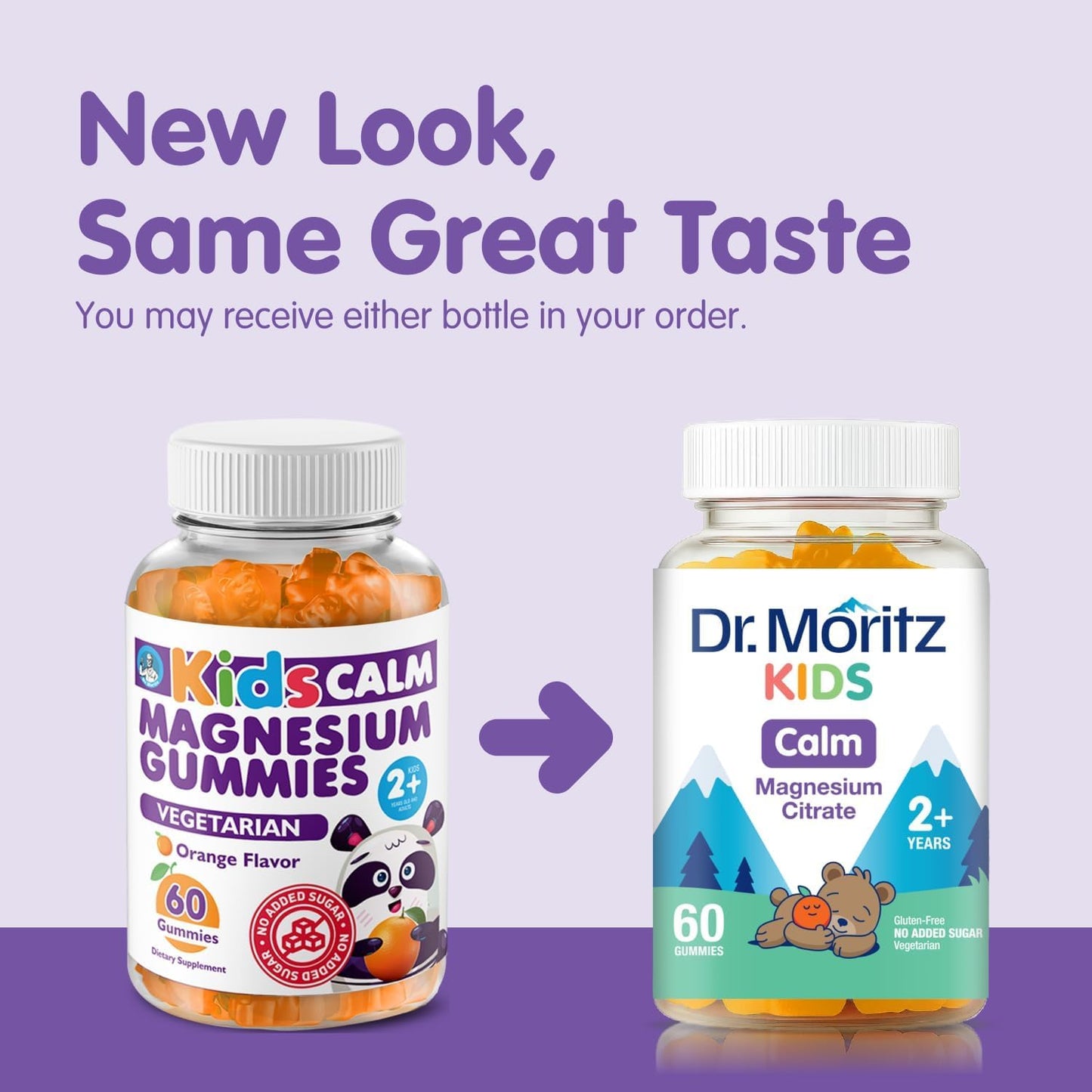 DR. MORITZ Sugar-Free Calm Magnesium Gummies, 120 Count