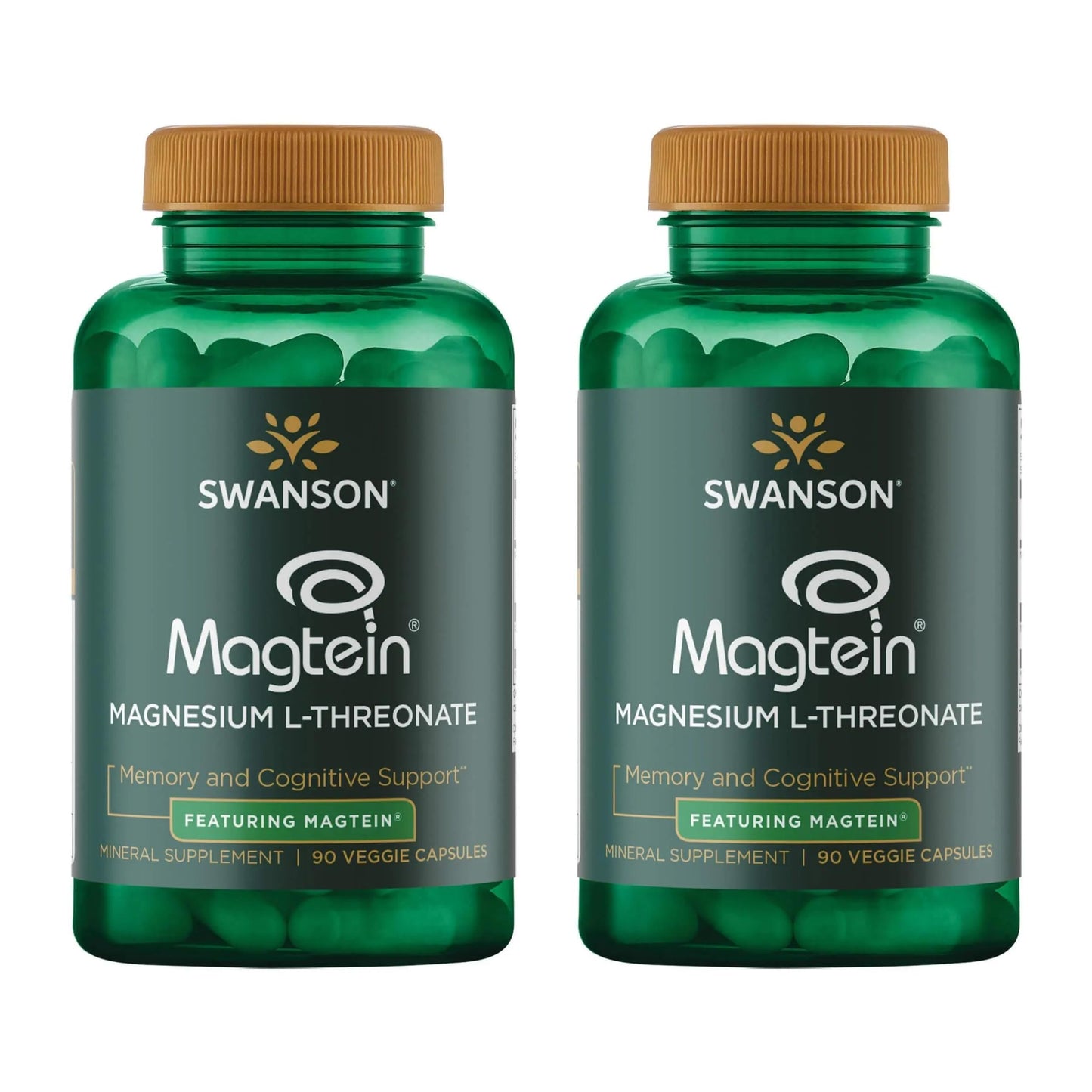 Swanson Magnesium L-Threonate Brain and Cognitive Health Supplement 180 Capsules