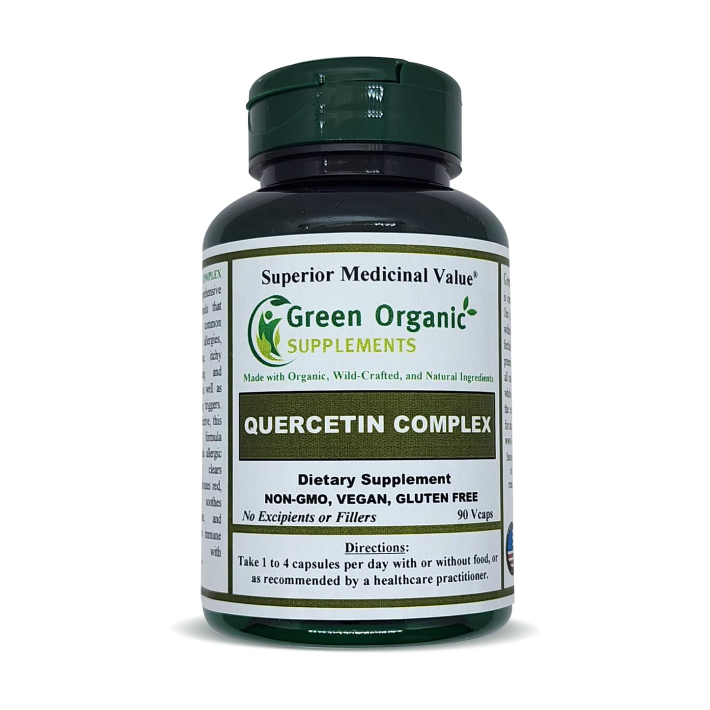 Green Organic Supplements Quercetin Complex Capsule 90 Count