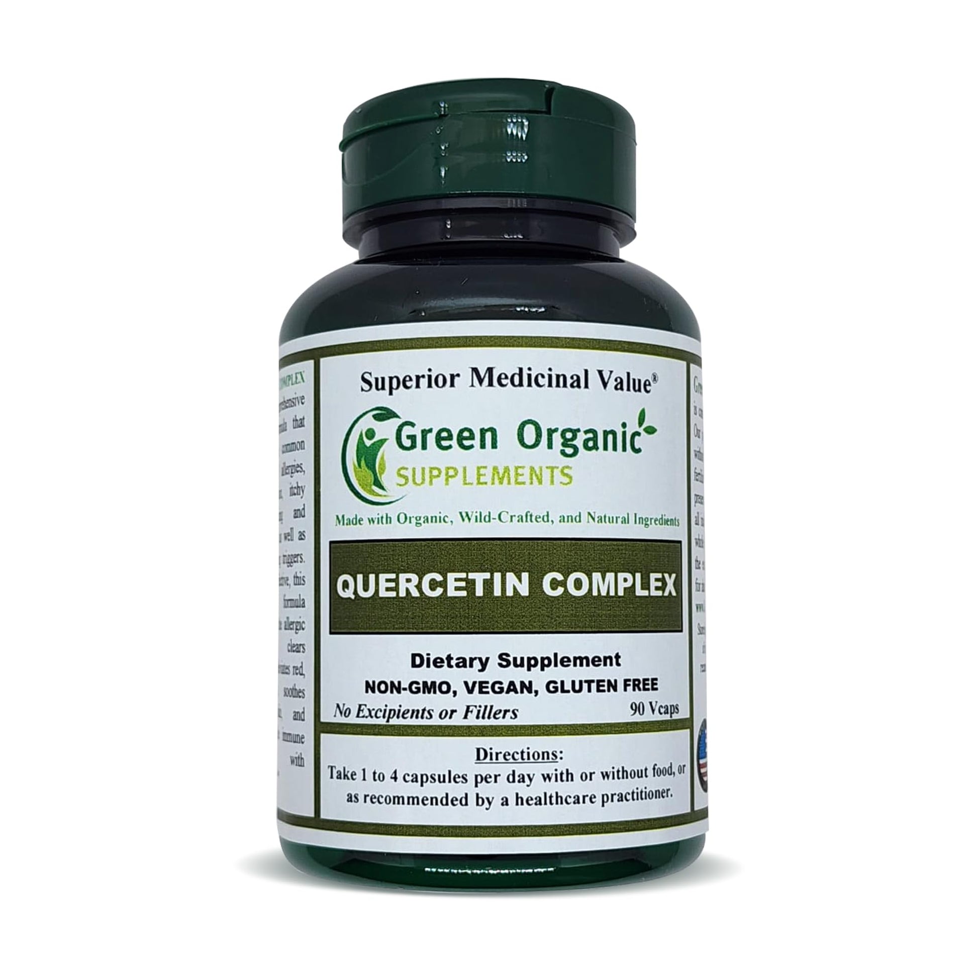 Green Organic Supplements Quercetin Complex Capsule 90 Count