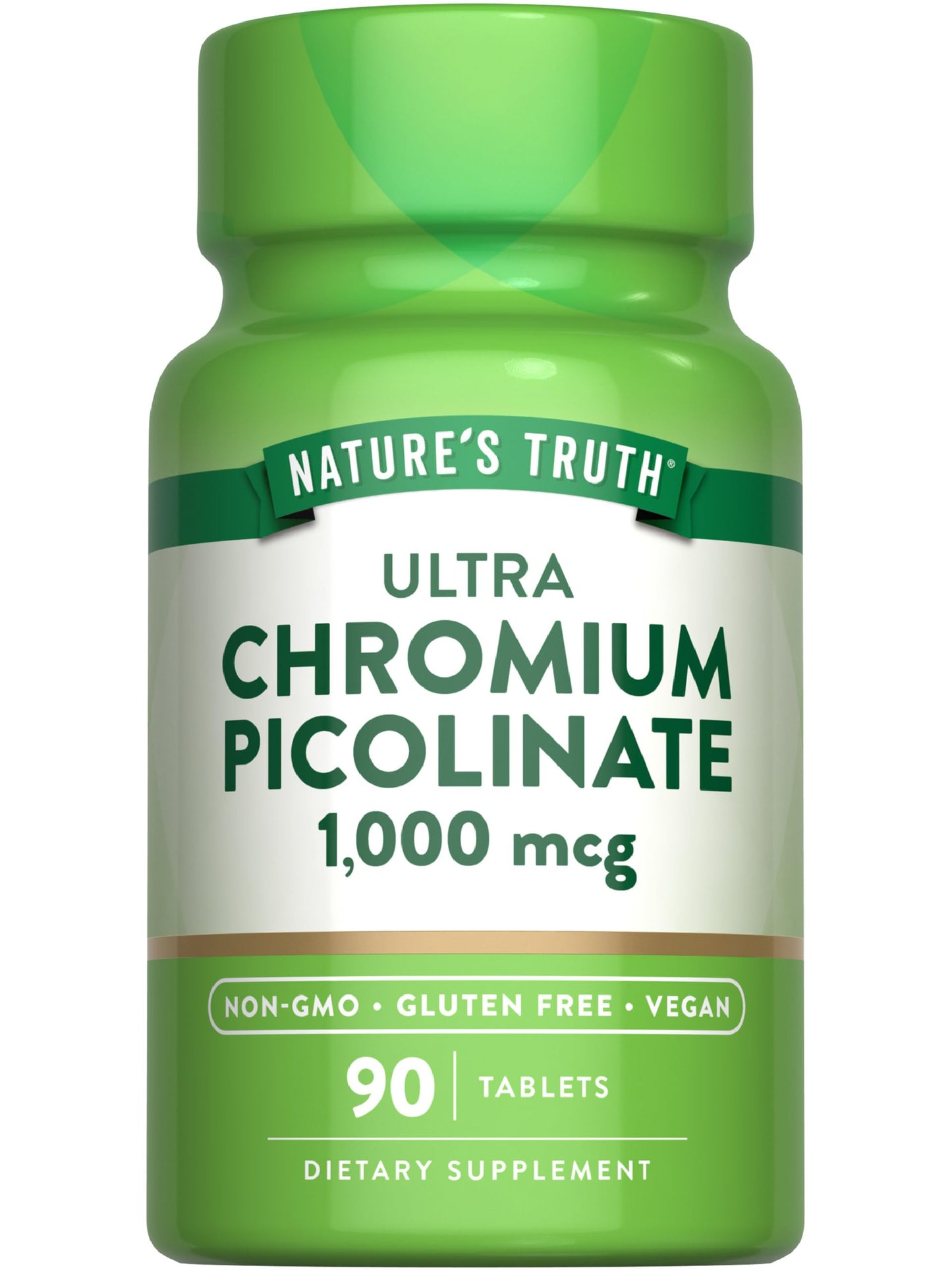 Nature's Truth Ultra Chromium Picolinate 1000mcg (90 Tablets)