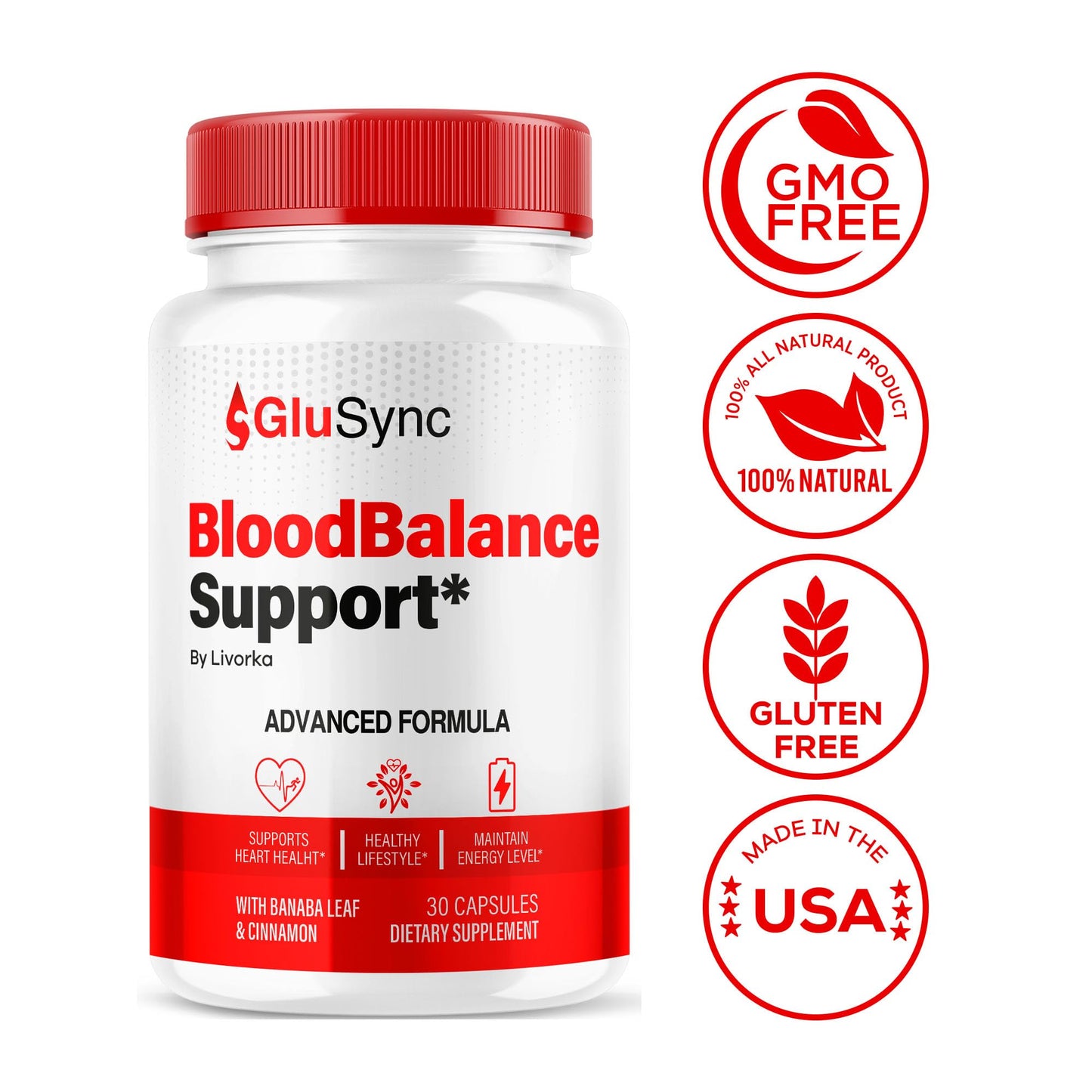 LIVORKA GluSync Balance Support Capsules 90 Count