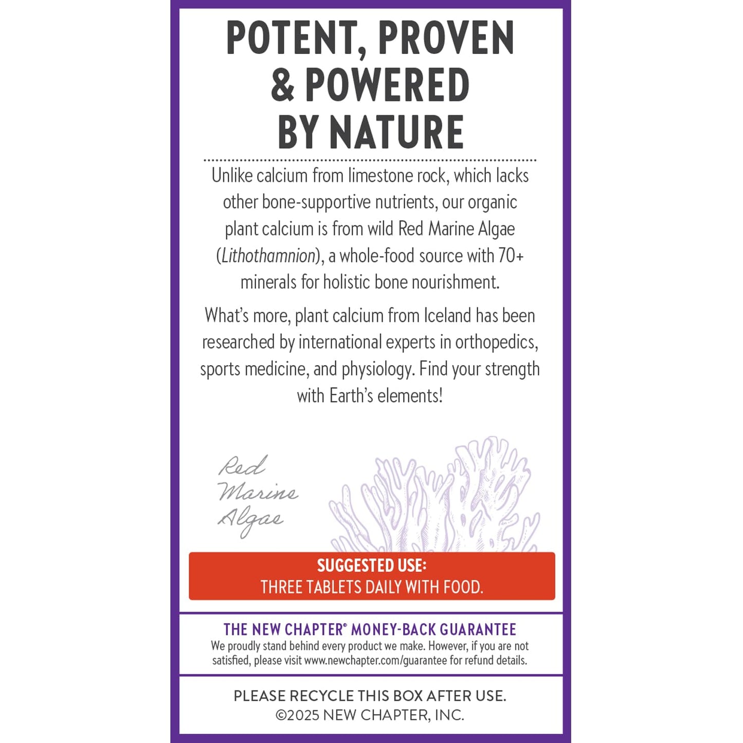 New Chapter Calcium Supplement, 60 Tablets