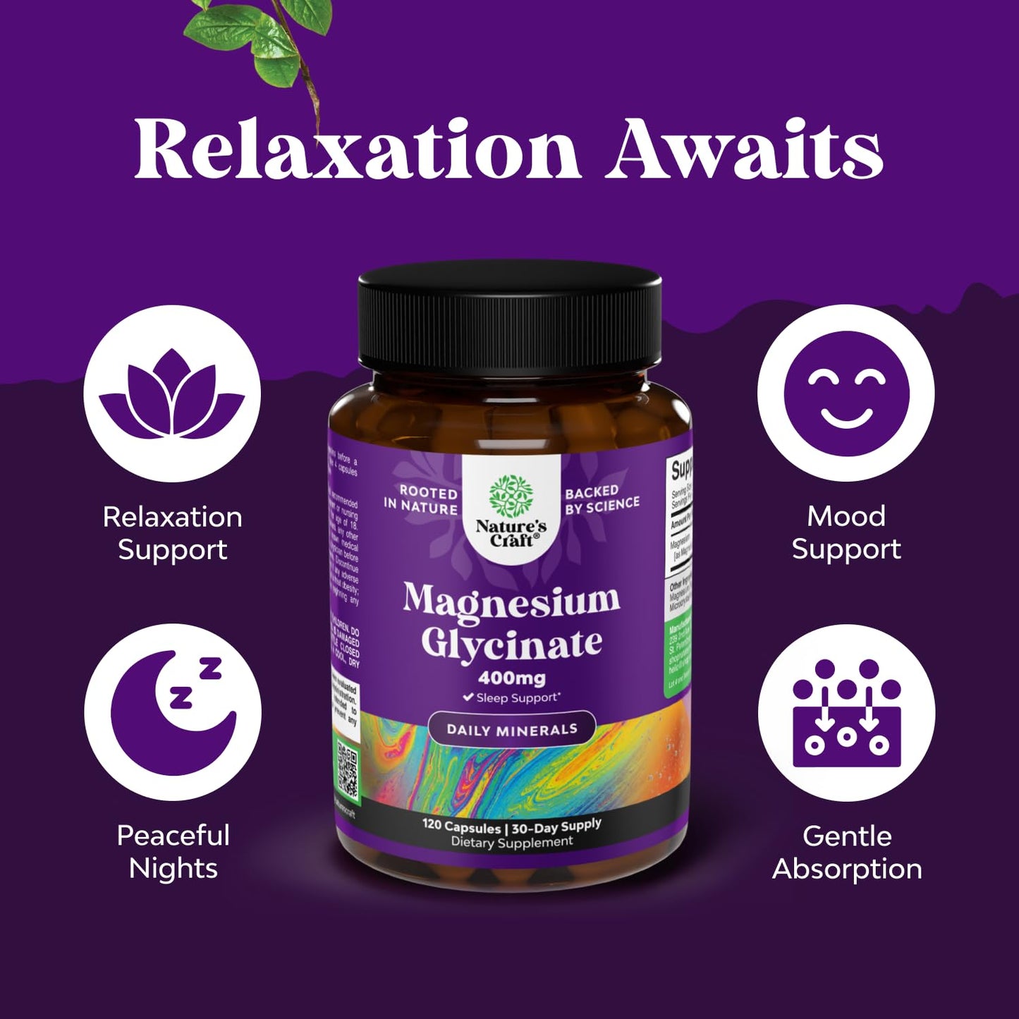 Natures Craft Magnesium Glycinate Capsules 180