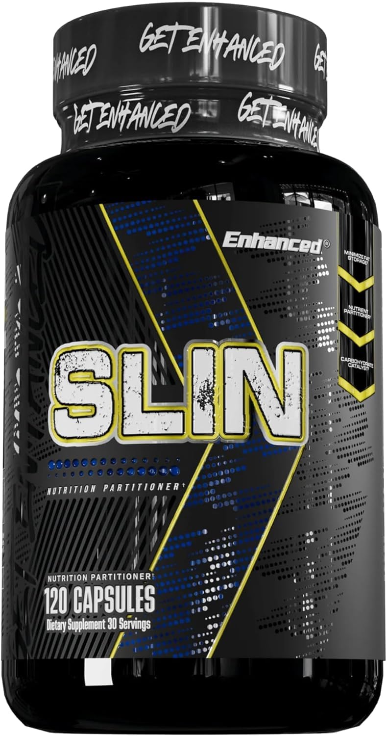Enhanced SLIN 11-in-1 Clinical Glucose Disposal Agent (GDA) - Optimizes Natural Glucose Response & Carb Utilization - Muscle Glycogen Matrix - Berberine HCl, Bitter Melon, ALA - 120 Capsules