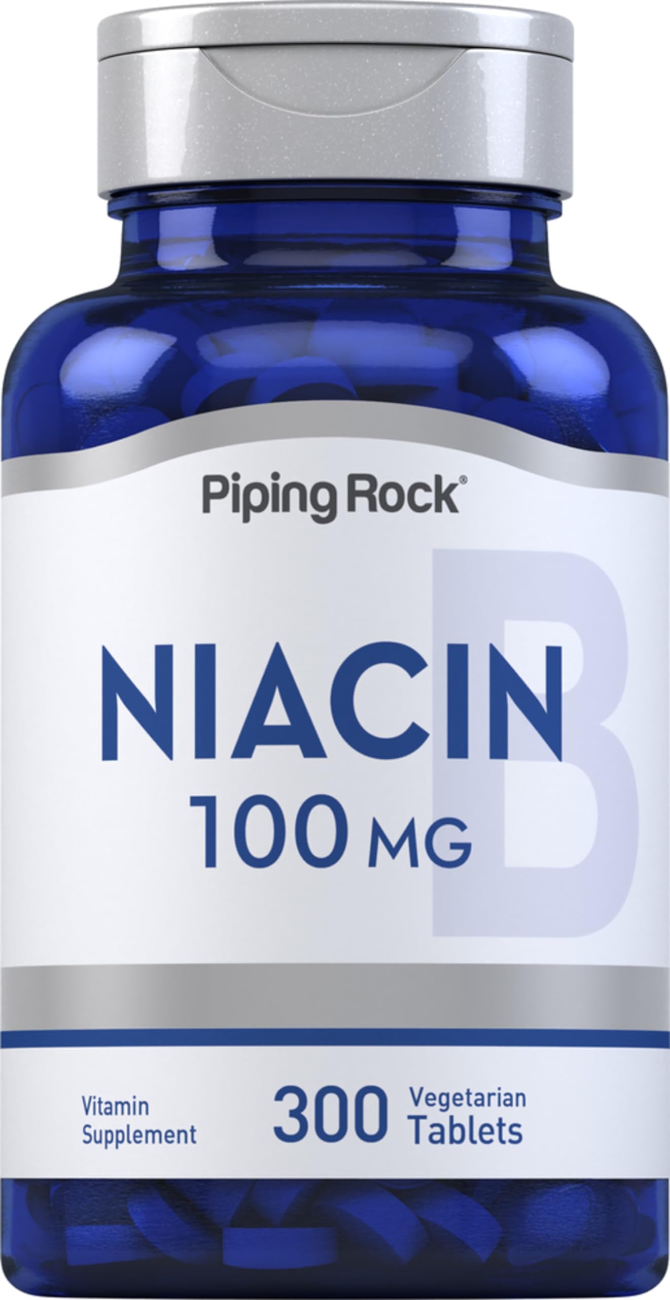 Piping Rock Niacin 100mg, 300 Tablets