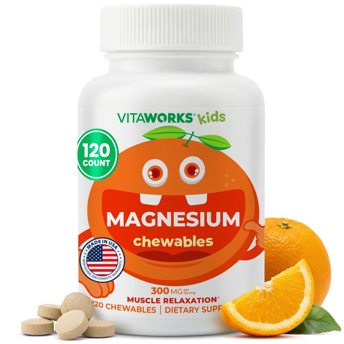 VitaWorks Kids Magnesium Chewable 120 Chewables