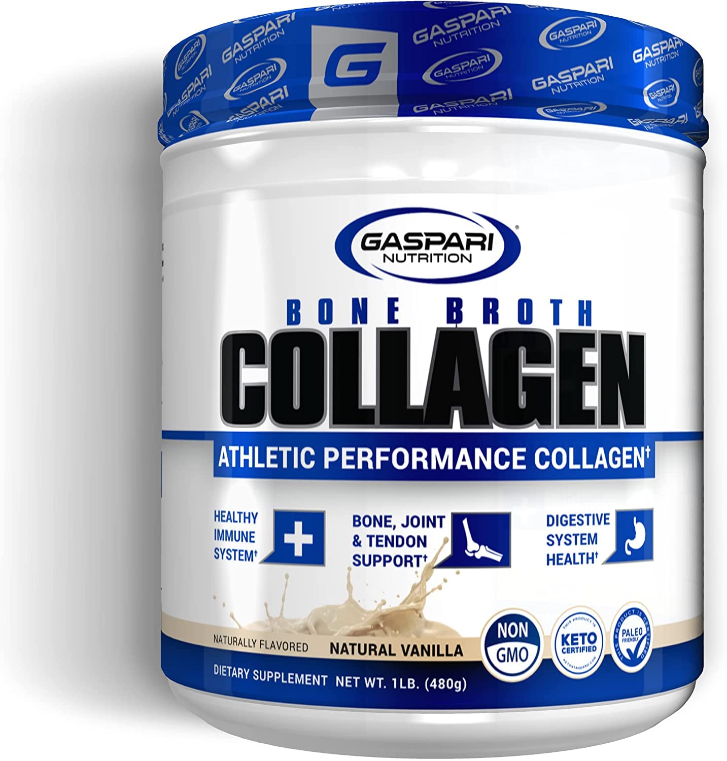 Gaspari Nutrition Bone Broth Athletic Performance Collagen Powder 16.9