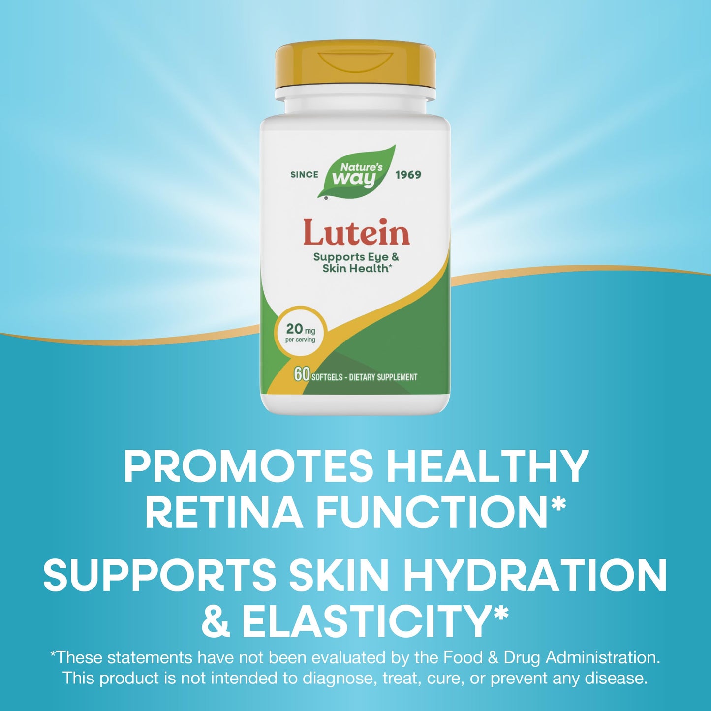 Nature's Way Lutein Soft Gels 60 Count