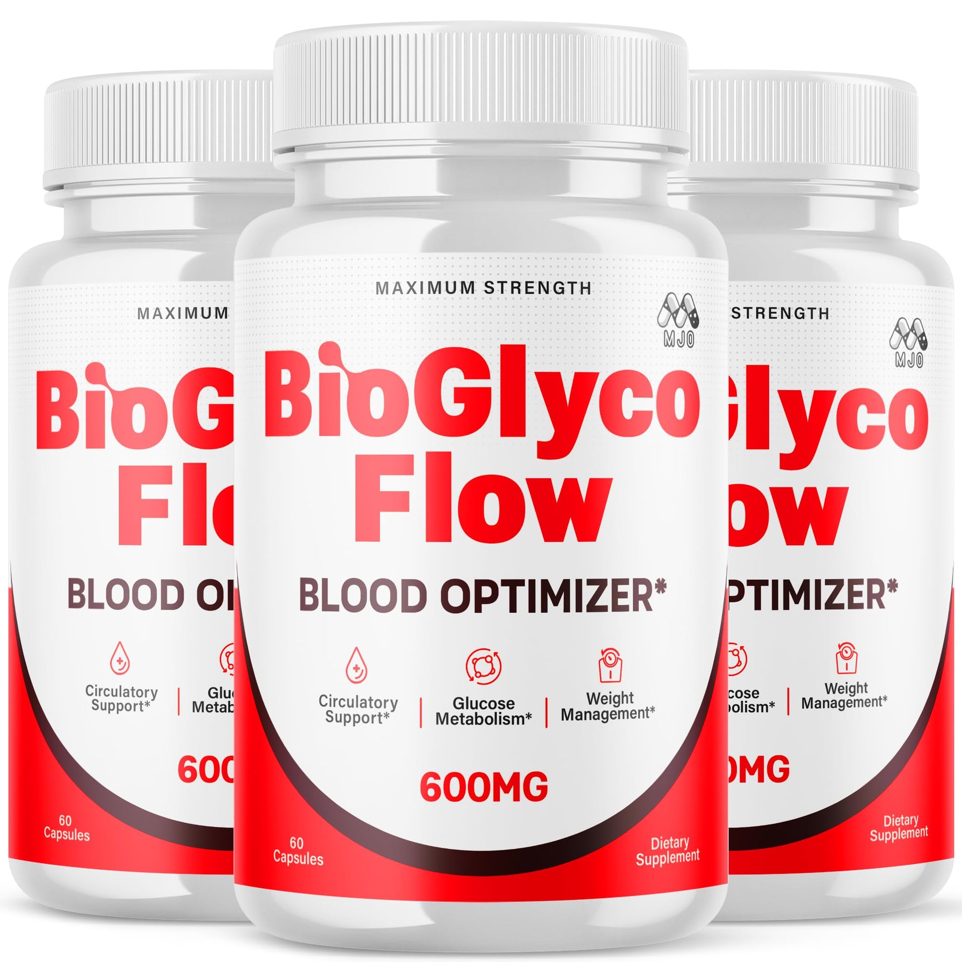 MJO BioGlyco Flow Blood Optimizer, 180 Capsules