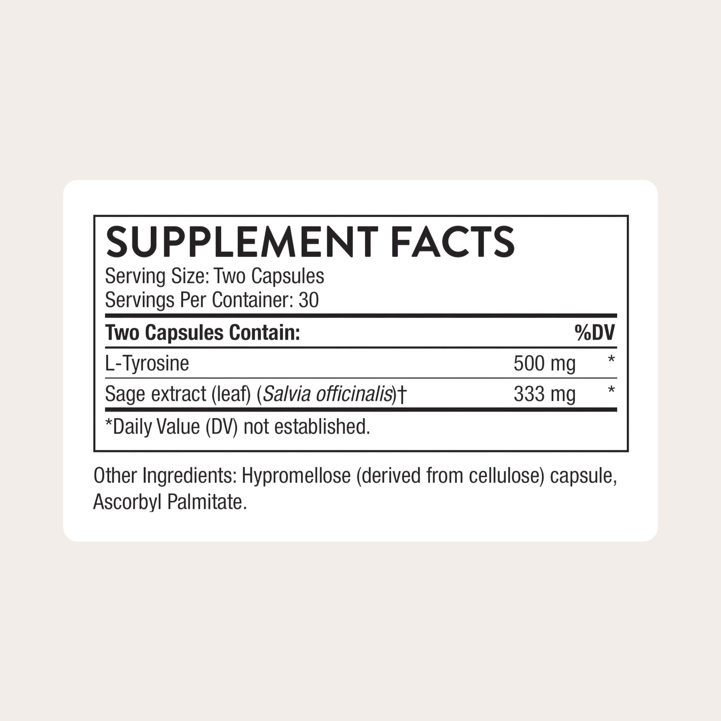 THORNE Clear Focus Capsule 60 Count