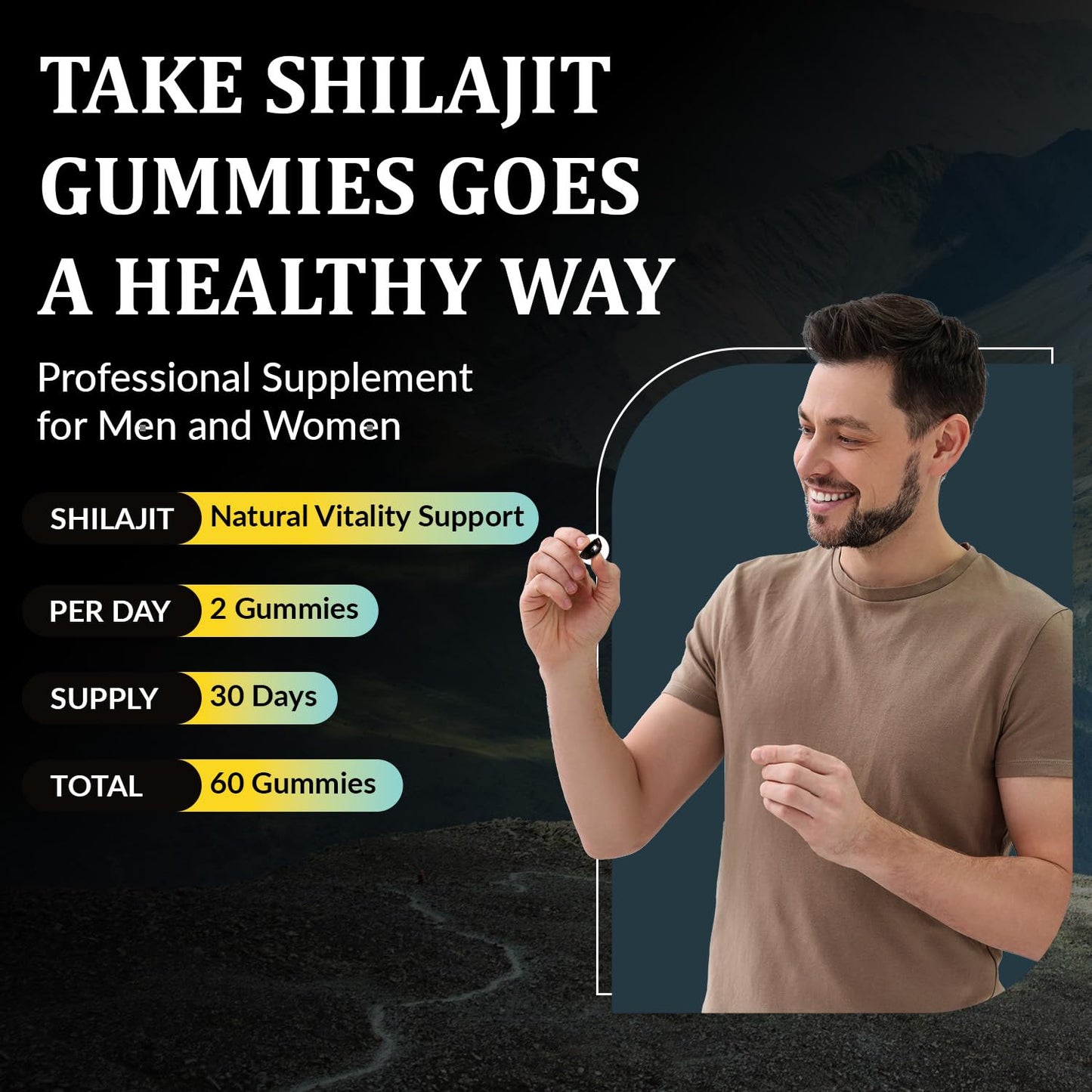 Best Naturals Shilajit Gummies 60 Count