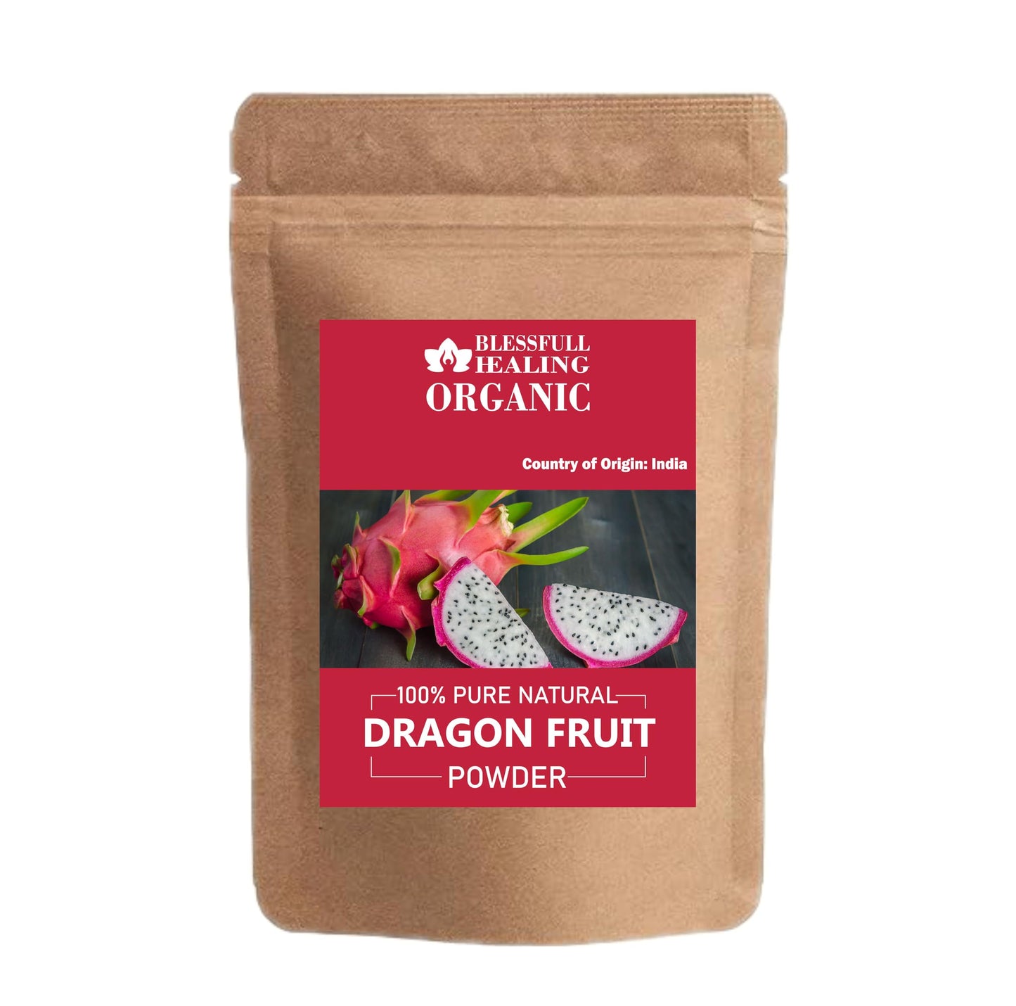 Blessfull Healing Organic Dragon Fruit Powder, 7.05 oz