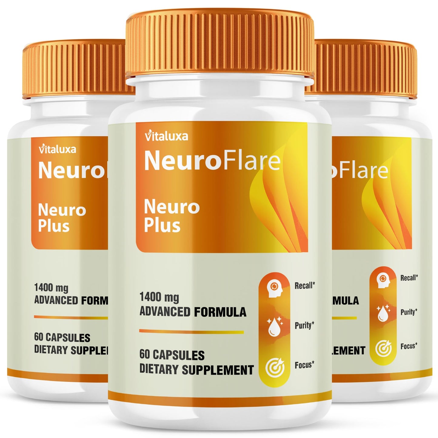 Vitaluxa Neuro Plus Brain Formula Capsules 180 Count