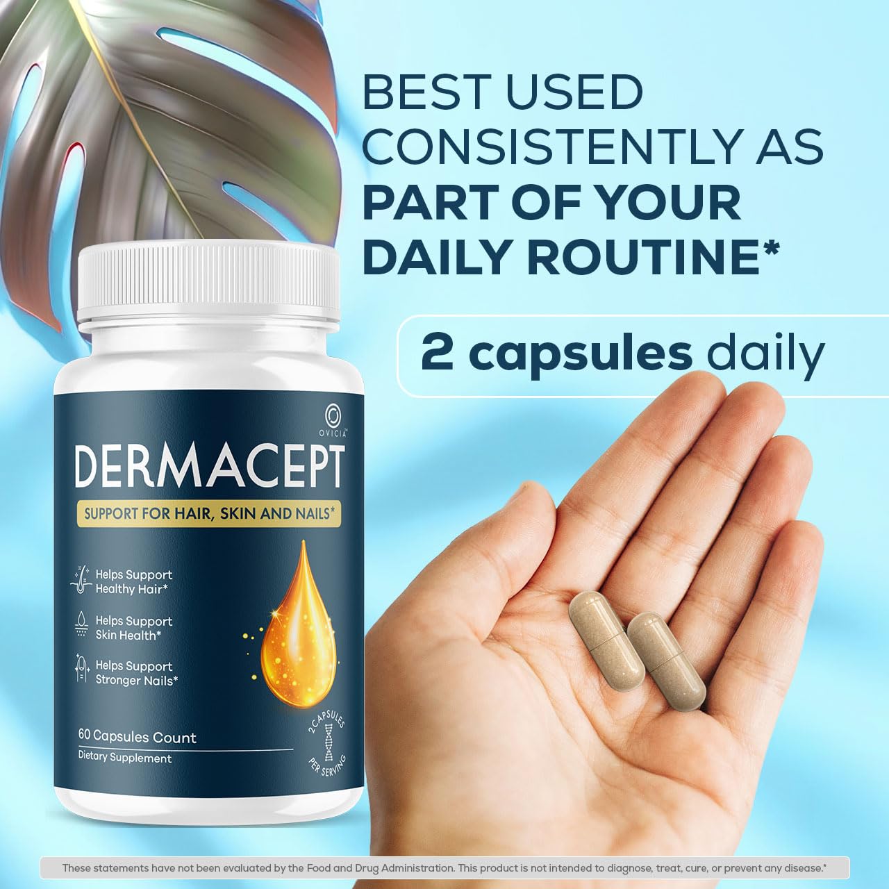 OVICIA Dermacept Capsules 180 Capsules