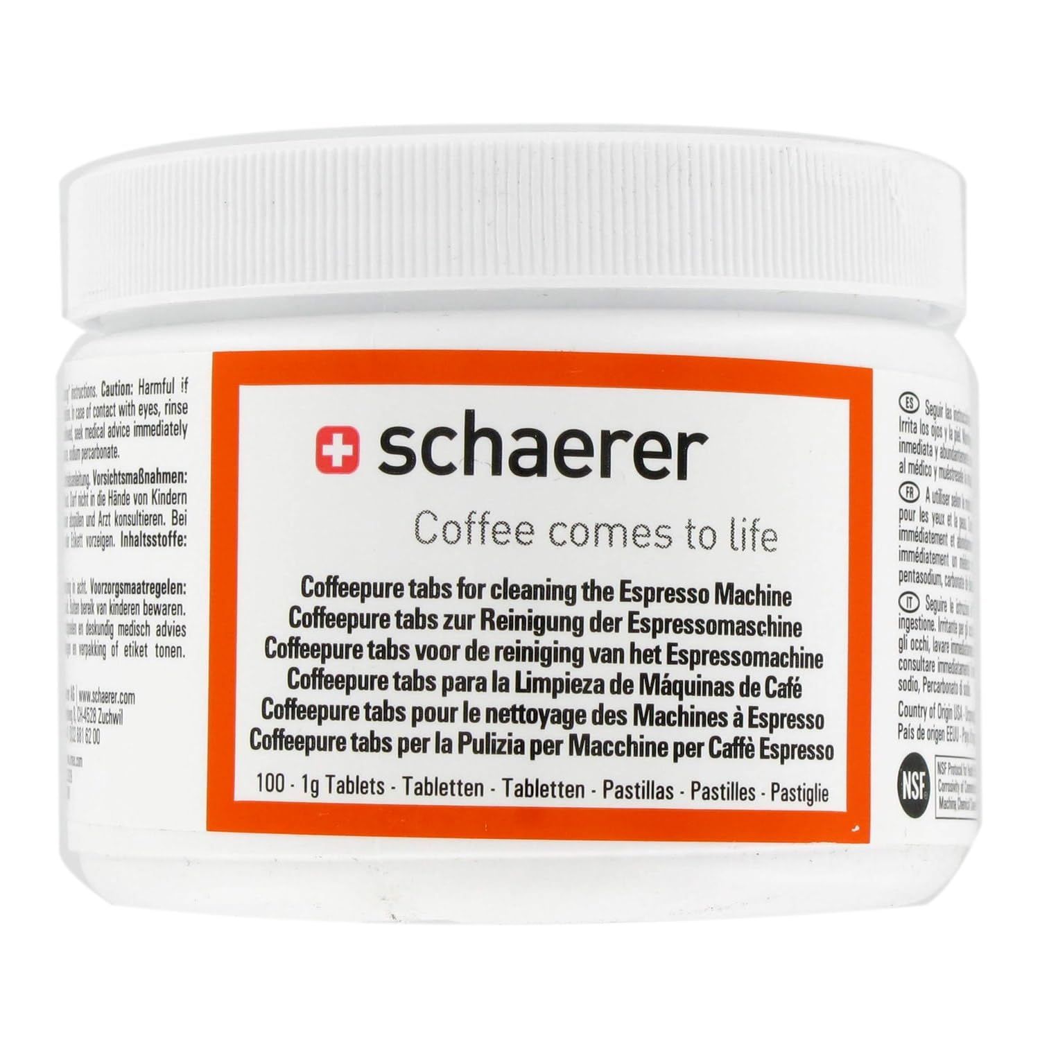 Schaerer Espresso Cleaning Tablets 100 Count