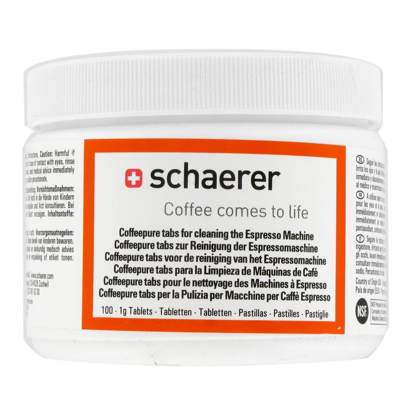 Schaerer Espresso Cleaning Tablets, 100 Tablets