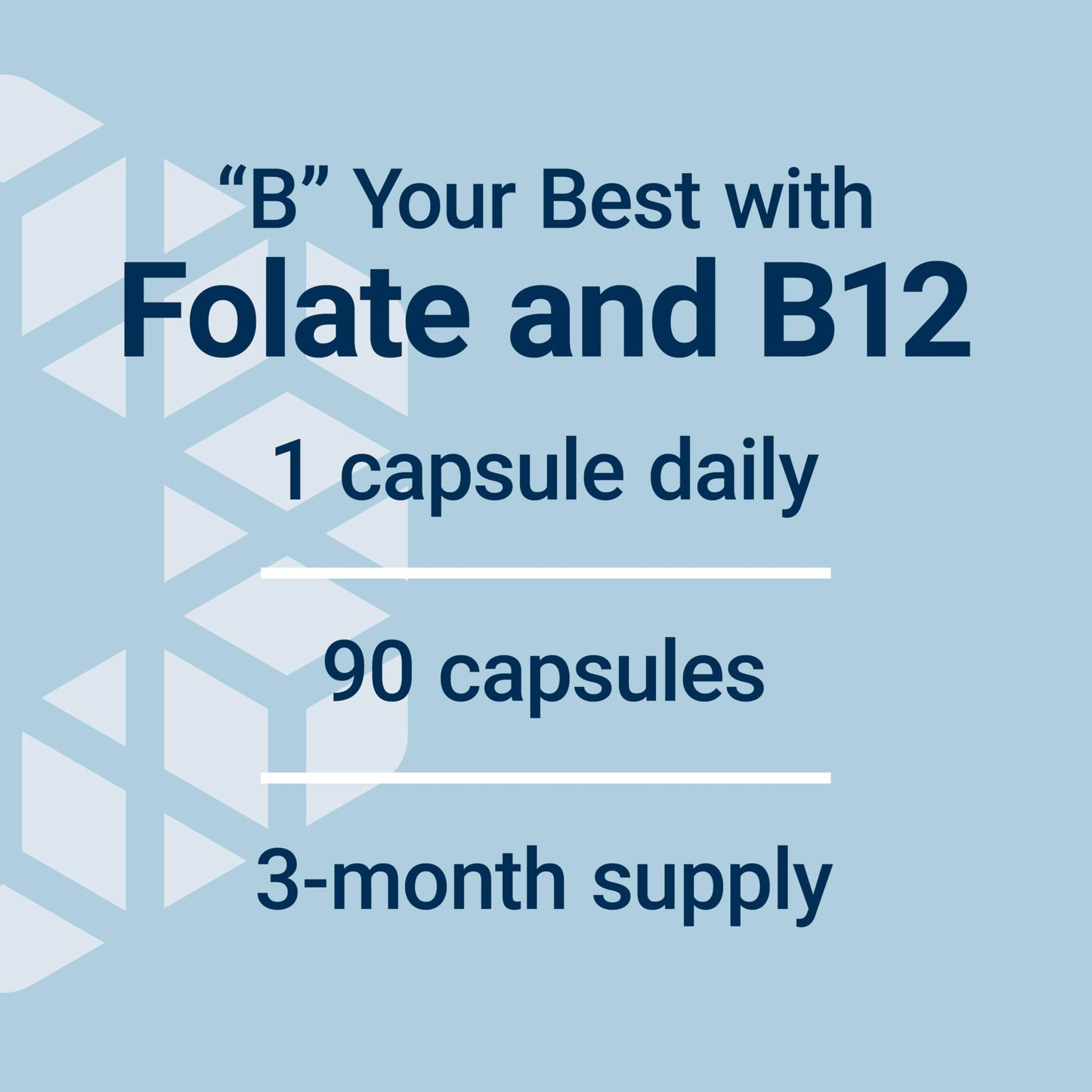 Life Extension BioActive Folate & Vitamin B12 Capsules 90