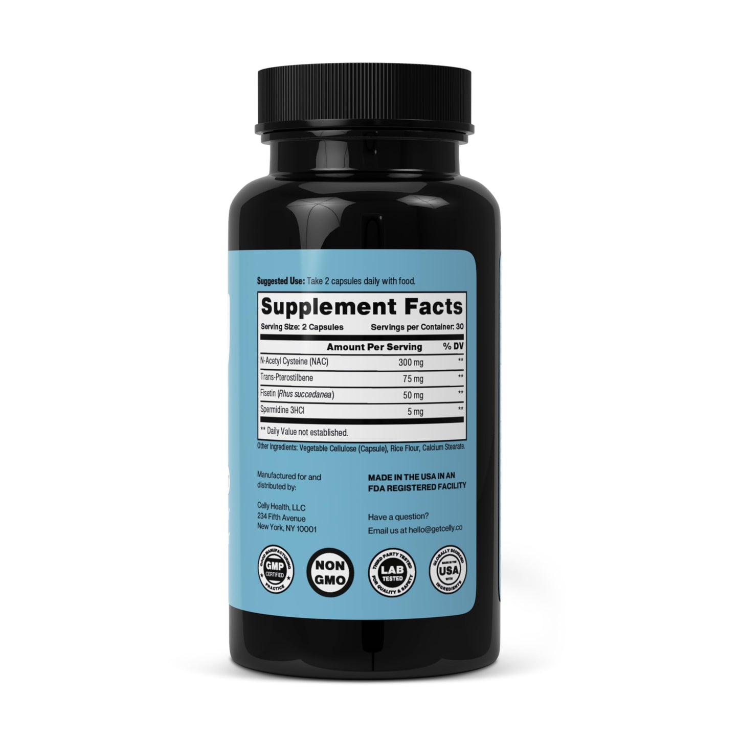 Celly Autophagy Activator Capsule 60 Count