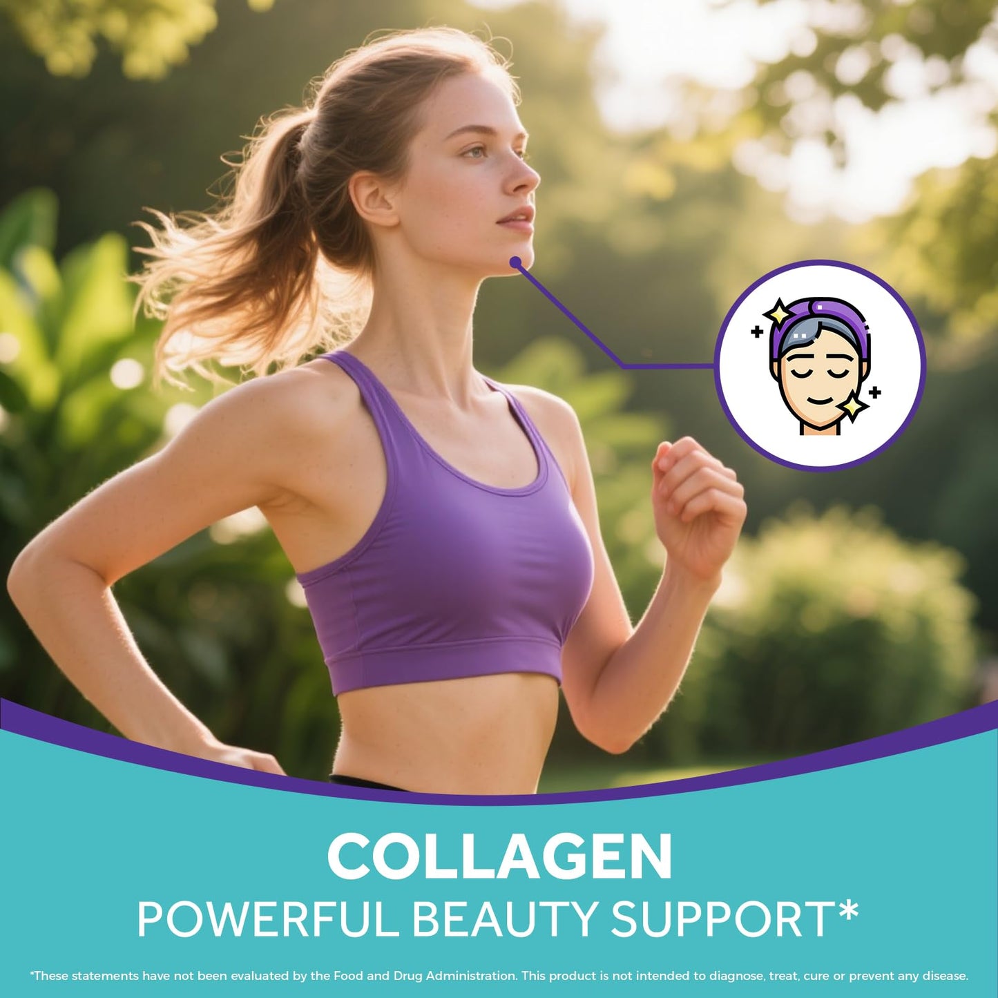 Doctor's Recipes Collagen with Probiotics, Type I, II, III, V, X, 1000mg, 50 Billion CFUs Per Serving, 10 Strains, Beauty, Flexibility, Healthy Aging, Gut, 60 Capsules