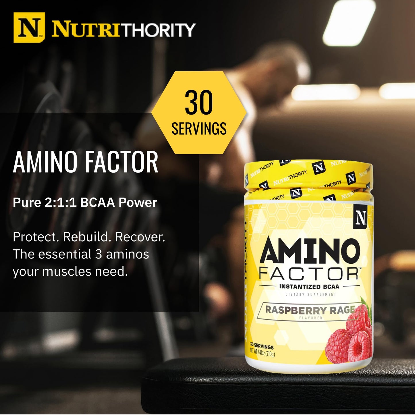 Nutrithority BCAA Powder 1 Ounce