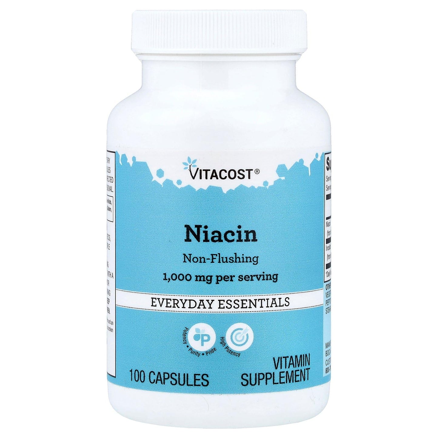 Vitacost Niacin Non-Flushing 100 Capsules