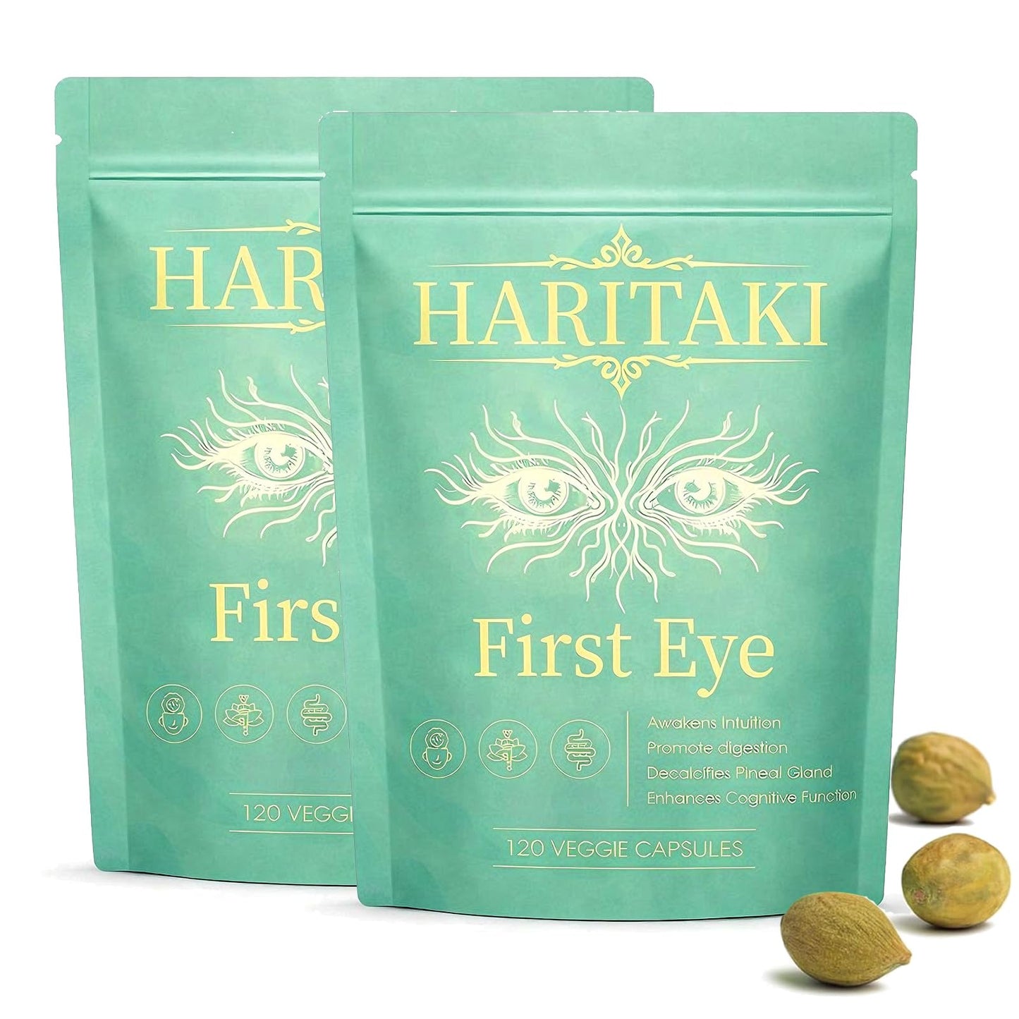 DoseOfQuiet Haritaki First Eye Capsules 120 Capsules