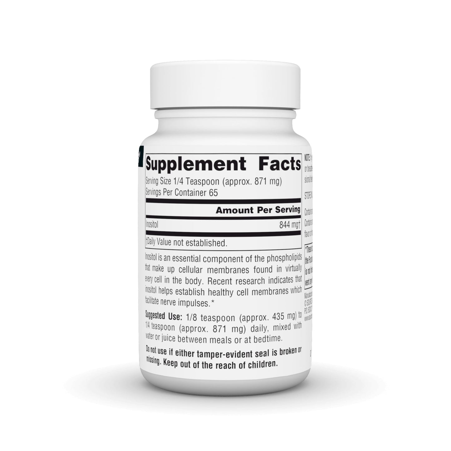 Source Naturals Pure Inositol Dietary Supplement Powder, 2 oz