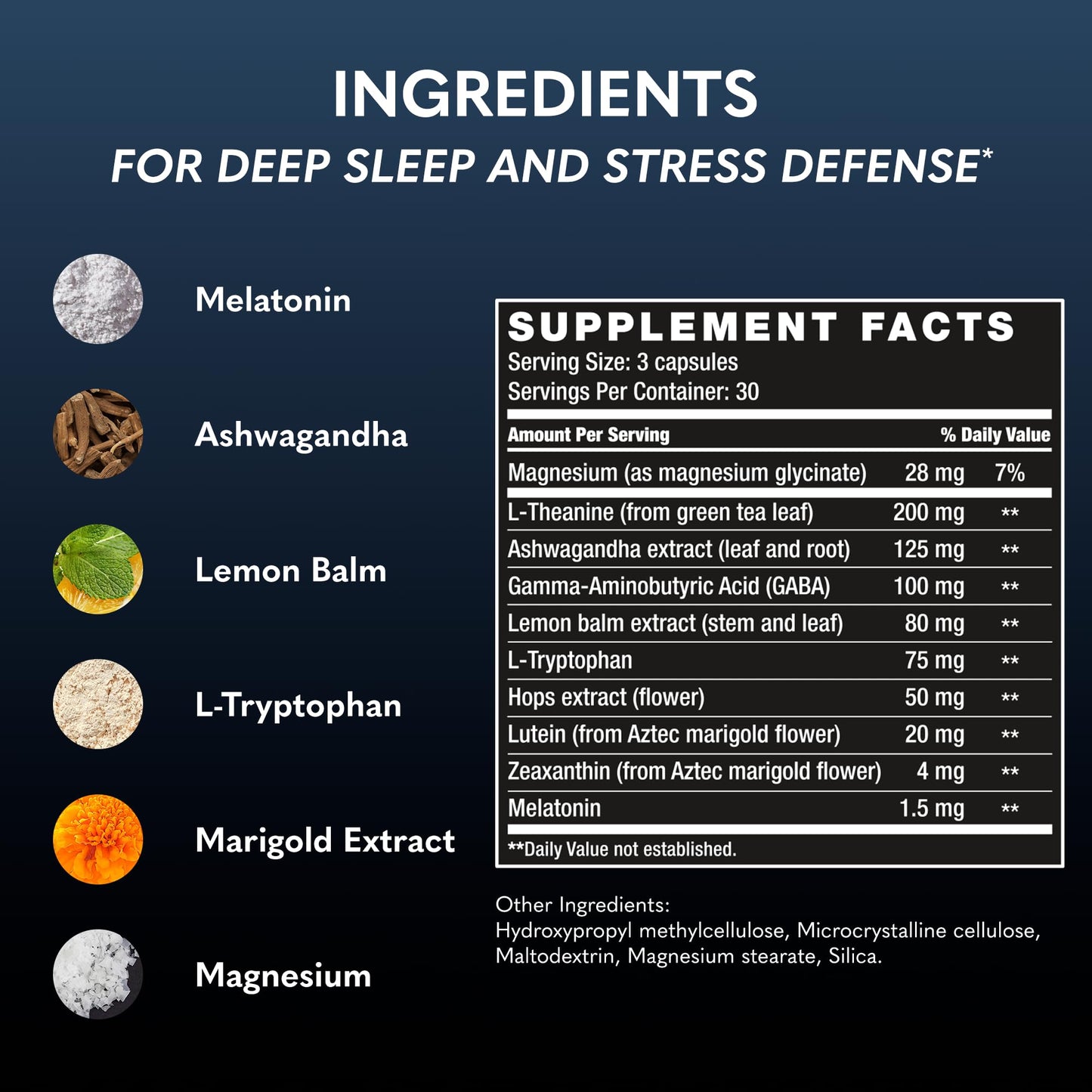 BODi Last Thing Sleep Supplement with Melatonin & L-theanine, 90 Capsules