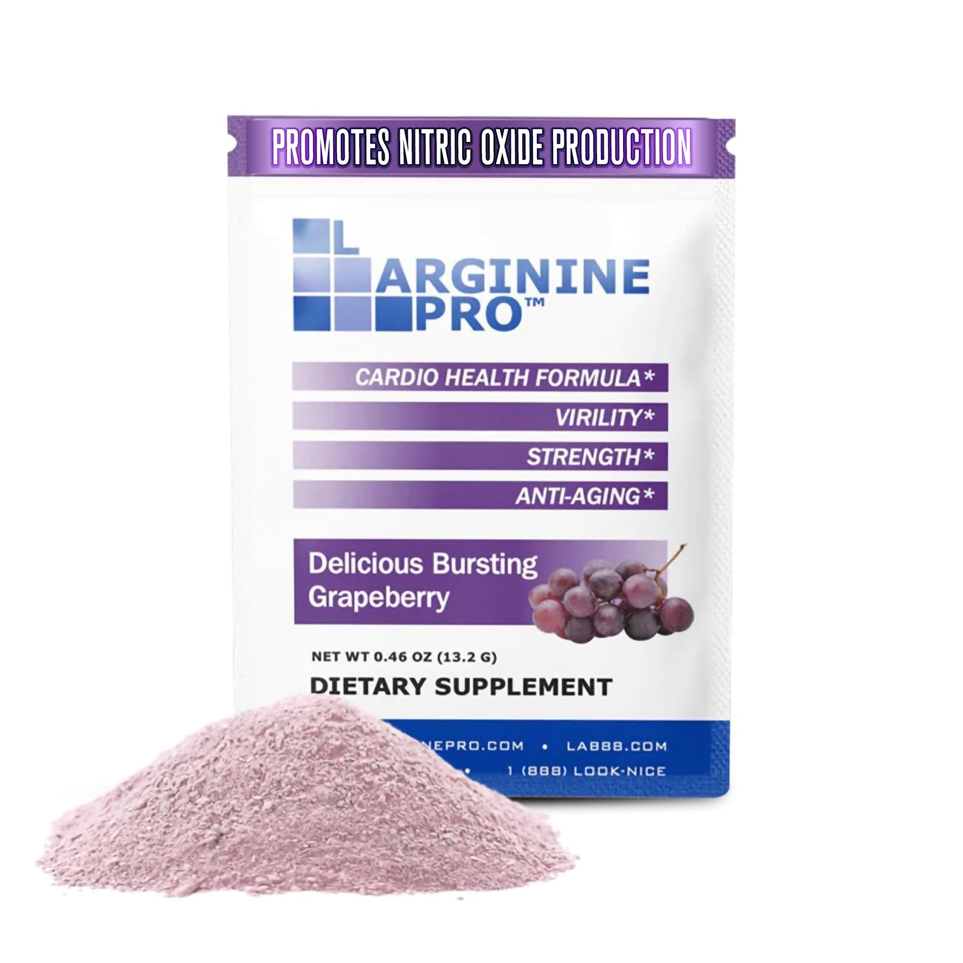 L-ARGININE PRO Supplement Powder, 30 Packets