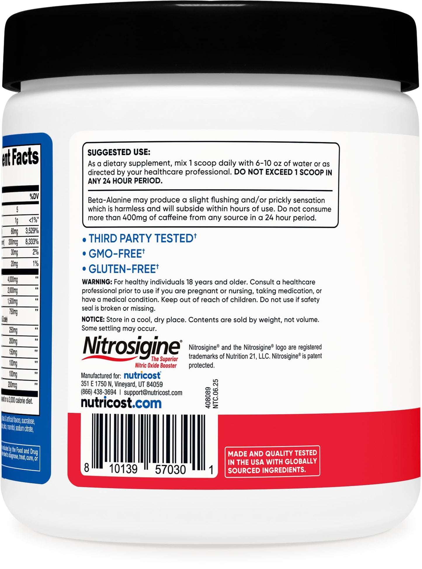 Nutricost Pre-Workout Complex Powder, 30 Servings