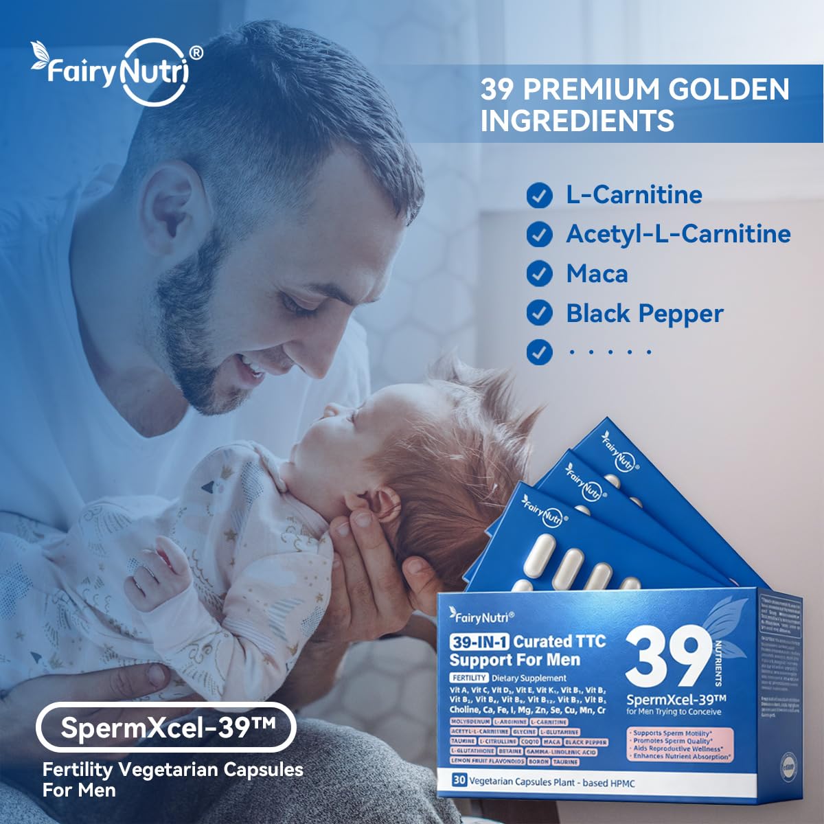 fairynutri SpermXcel-39 Capsule, 30 Count