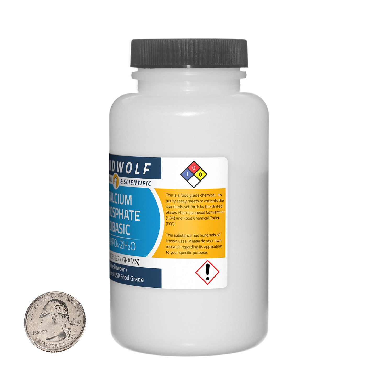 Loudwolf Calcium Phosphate Dibasic Powder, 16 Ounces