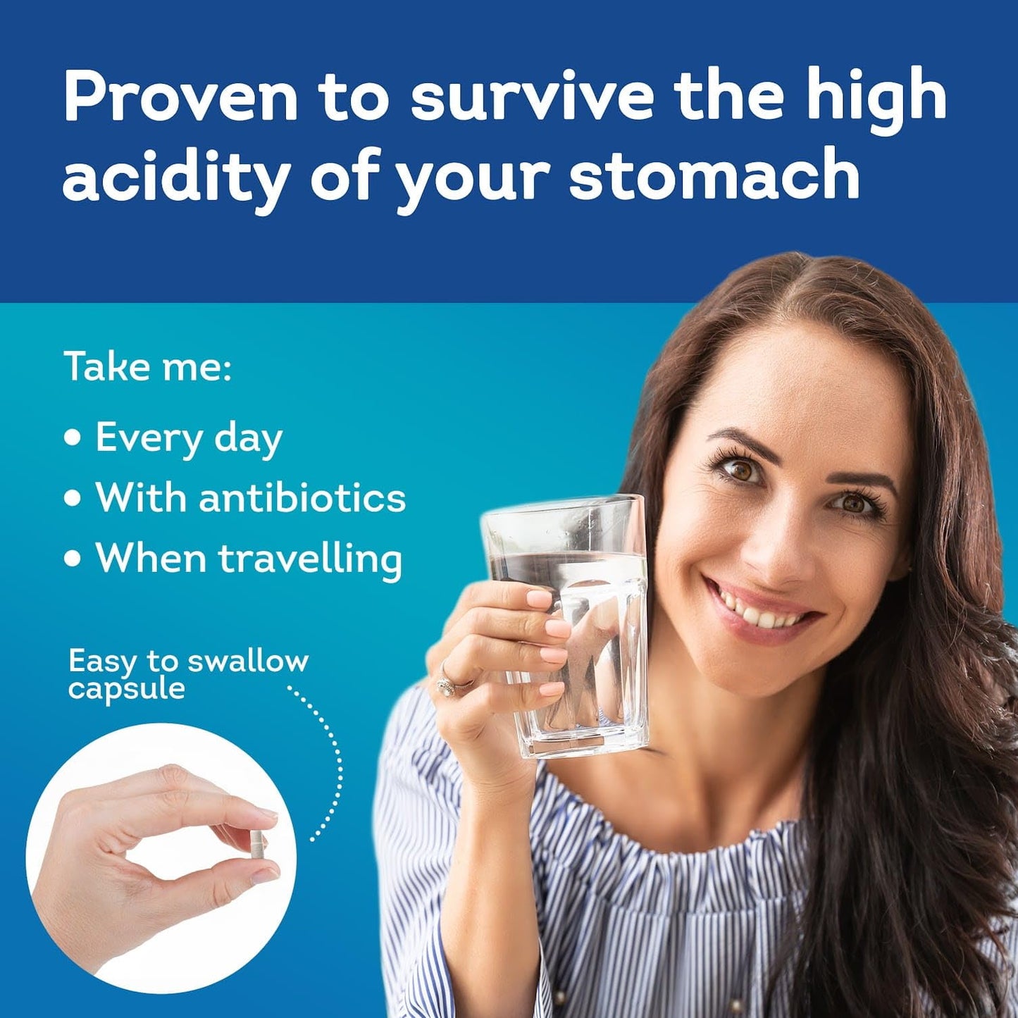 Florawell Daily Probiotics for Digestive & Gut Health Capsules 30 Count