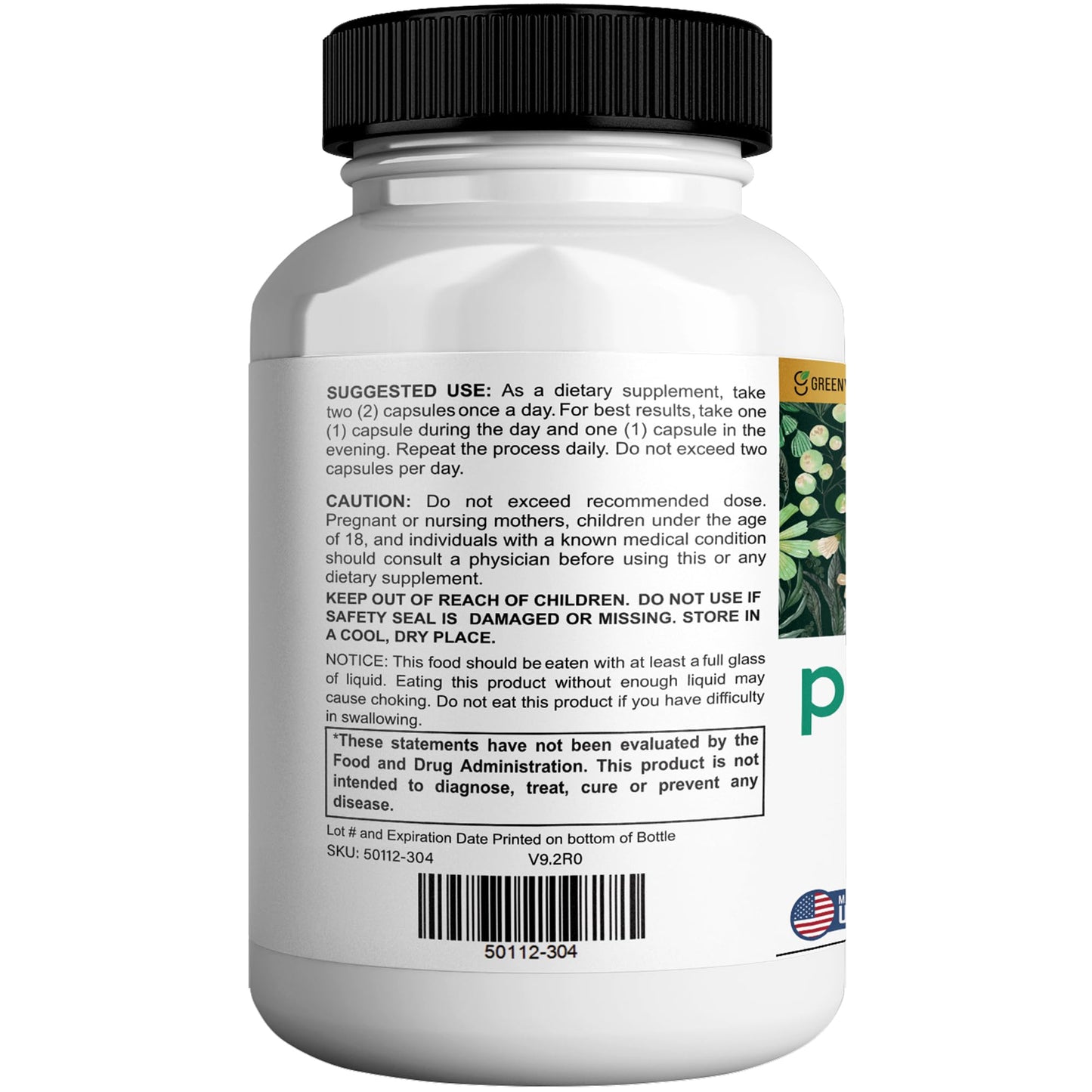 GREENVIFY Puravive MAX Natural Dietary Supplement 60 Capsules