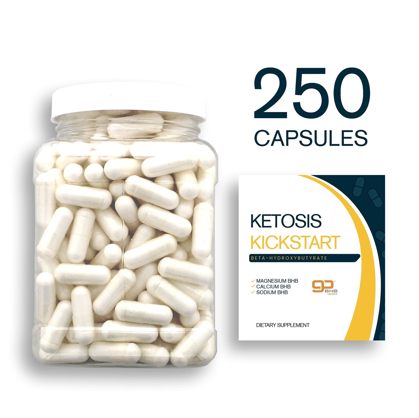 Bulk Buy Ketosis Kickstart Capsules 250