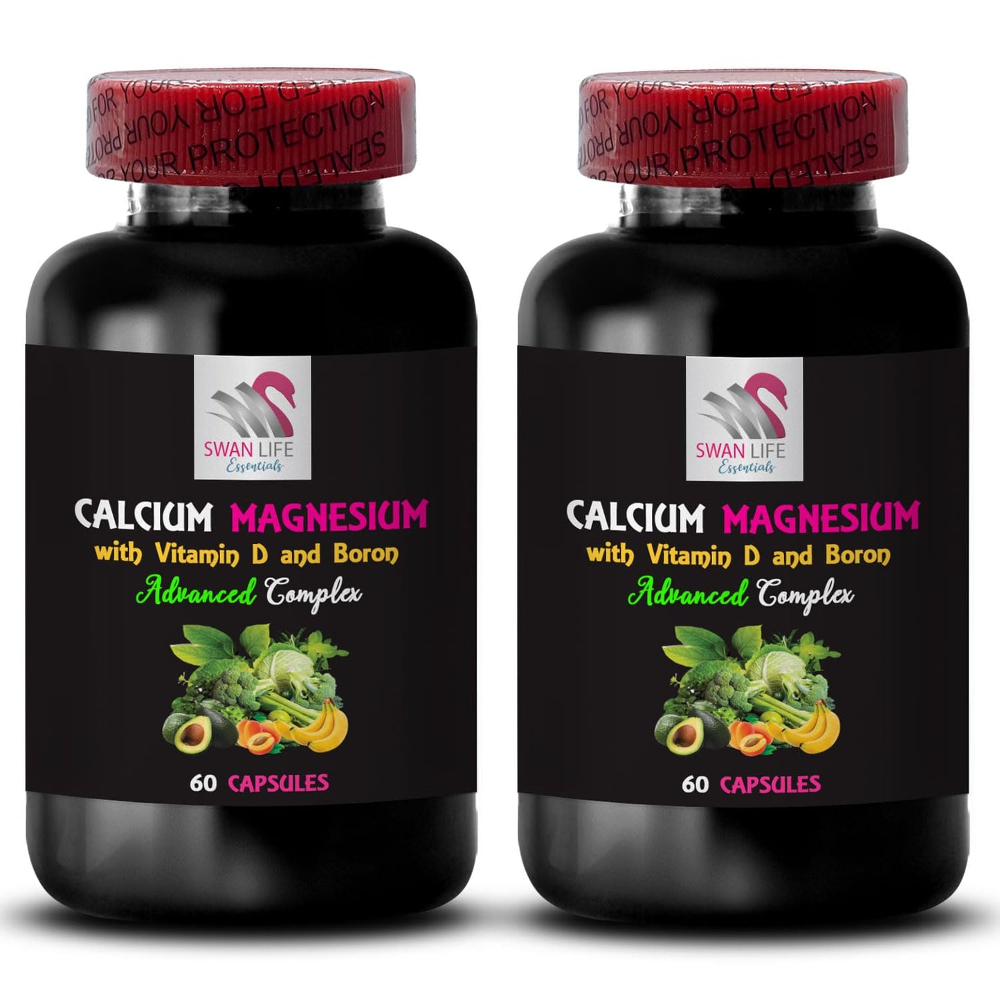 Swan Life Essentials Calcium Magnesium Supplement 60 Capsules