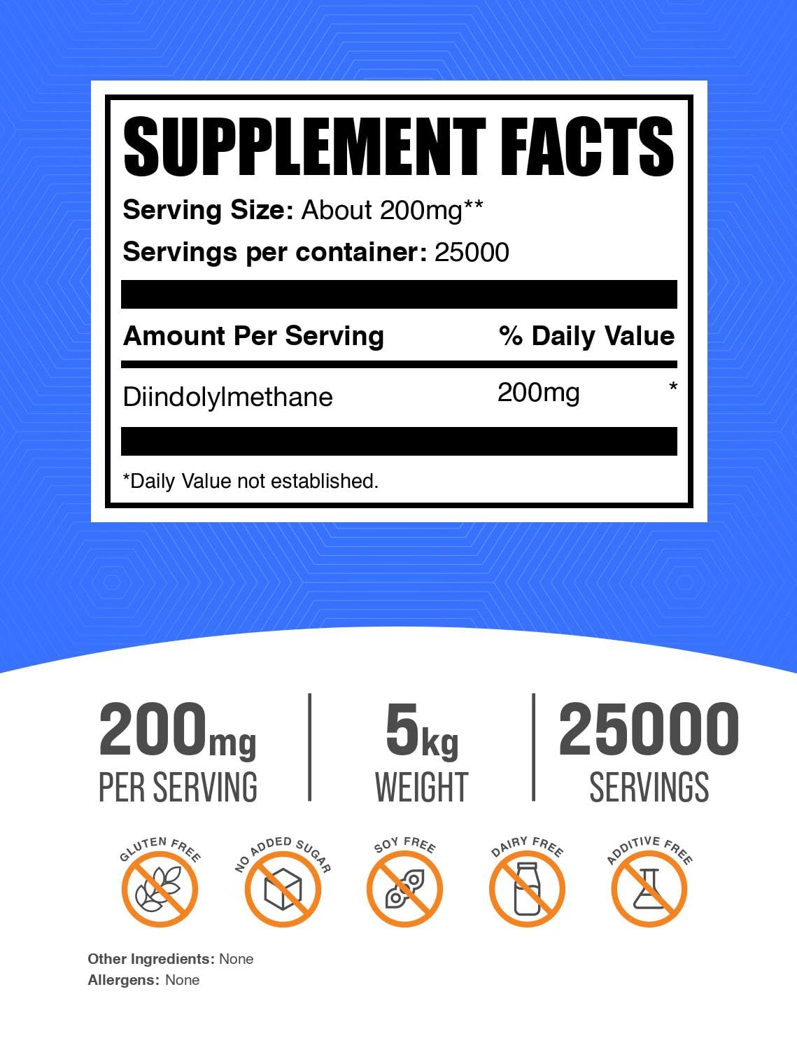 BulkSupplements Diindolylmethane (DIM) Powder, 176