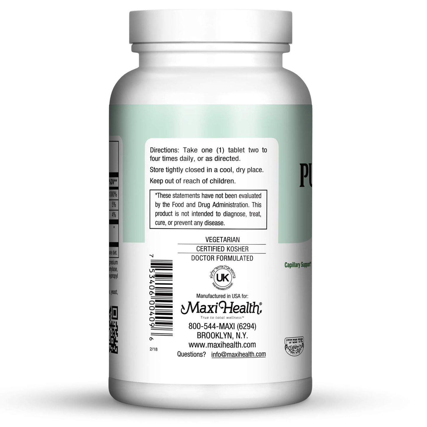 Maxi Health Vitamin C Complex 600 mg Supplement Tablets, 90 Count