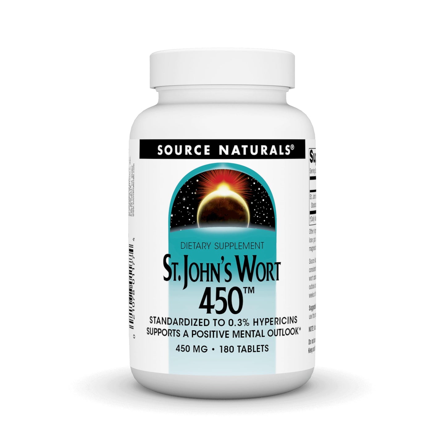 Source Naturals St. John's Wort 450 mg Tablet, 180 Tablets